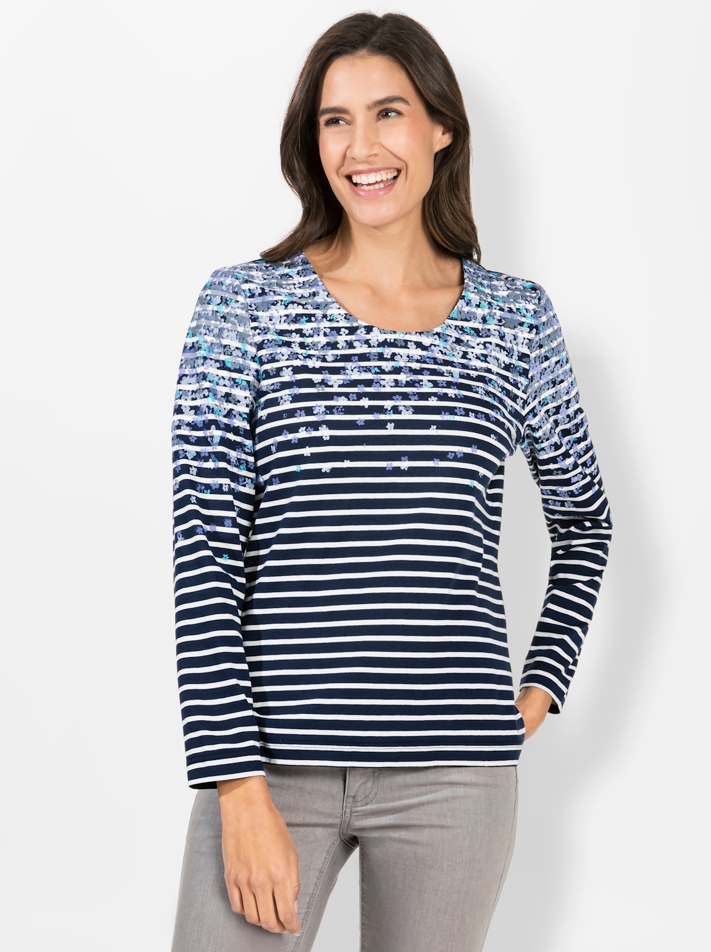 Inspirationen Langarmshirt »Shirt«, (1 tlg.)