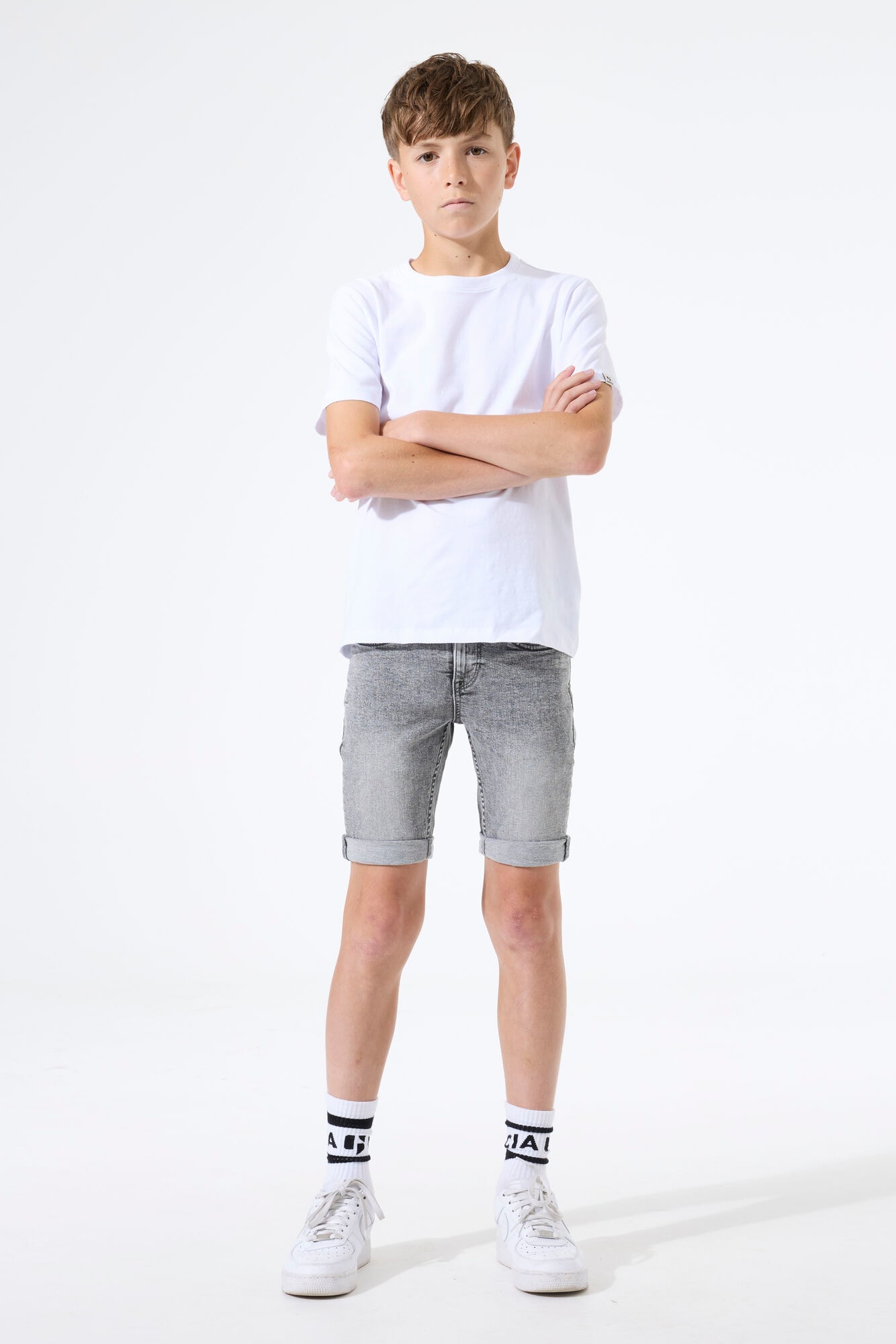 Garcia Short en jean »Tavio« avec effets usés