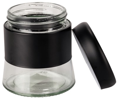 WENKO Vorratsdose »Boga«, (Set, 2 tlg.), Glas kombiniert mit Edelstahl