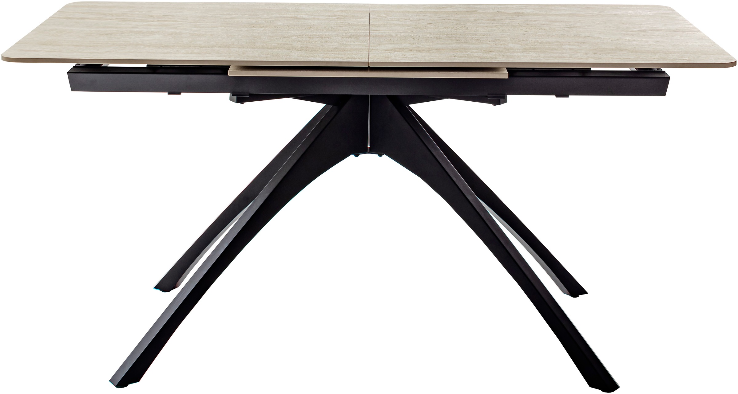 Image of MCA furniture Esstisch "CERRITO Auszugtisch 160-220 cm - marmoriert" 1 Stk. tlg. Keramik,Metall,Synchronauszug,ausziehbar,8-10 Personen
