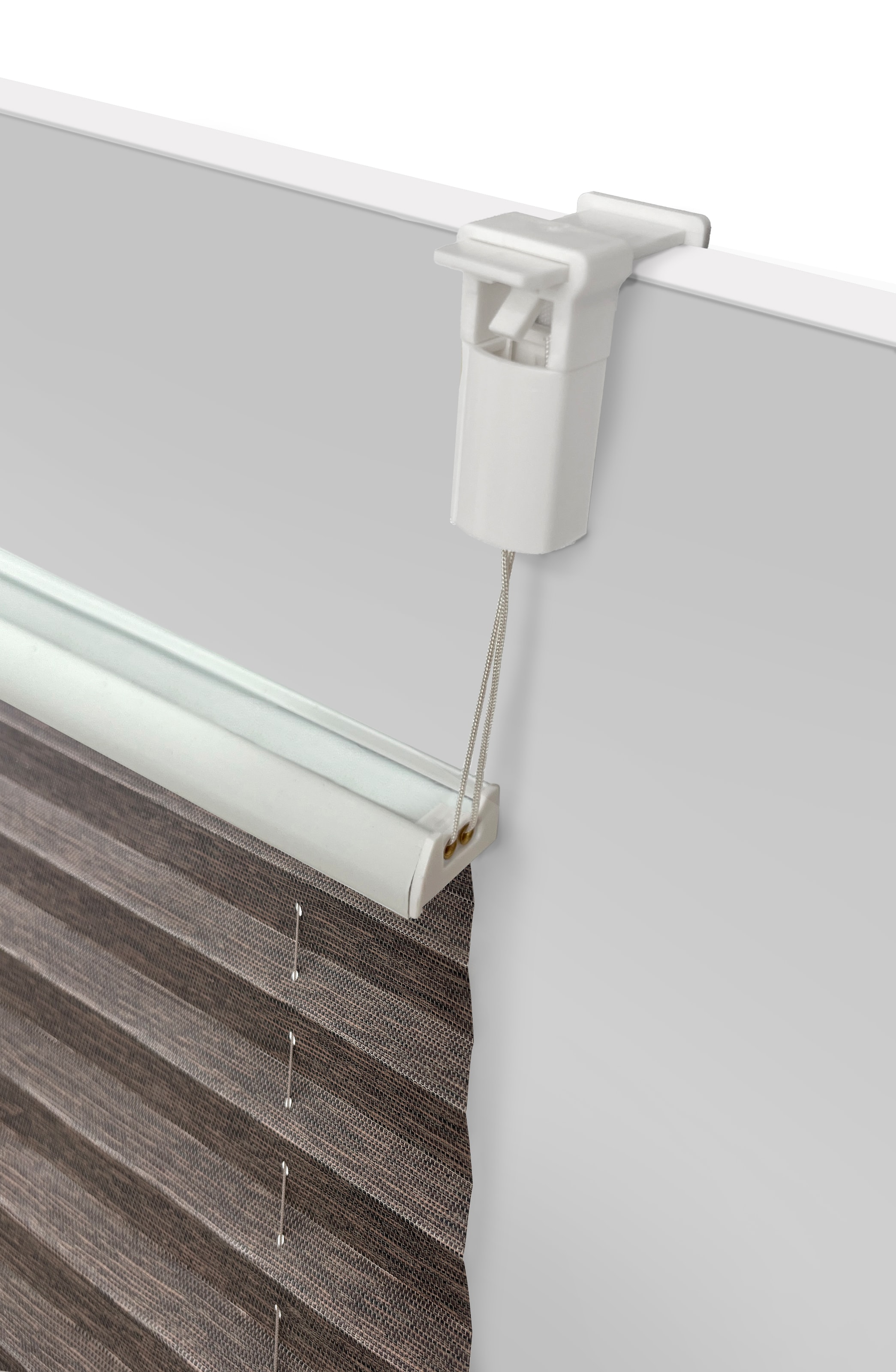 GOODproduct Plissee »RILLEY« Lichtschutz ohne Bohren freihängend Plissee in eleganter Gewebestruktur, für Fenster & Tür, NEUHEIT!