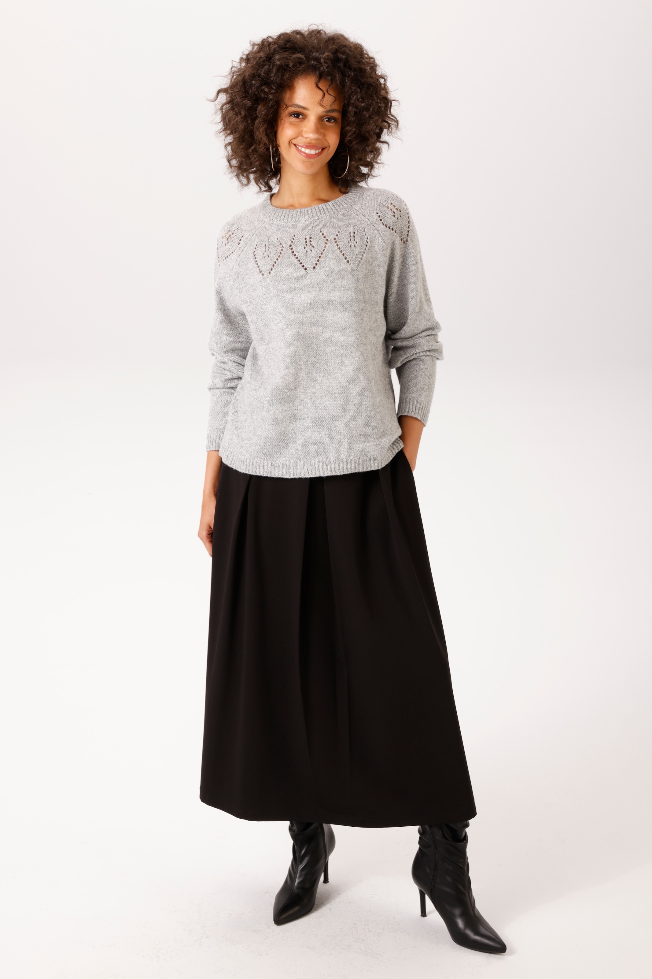 Aniston CASUAL Maxi jupe forme trapèze - NOUVELLE COLLECTION