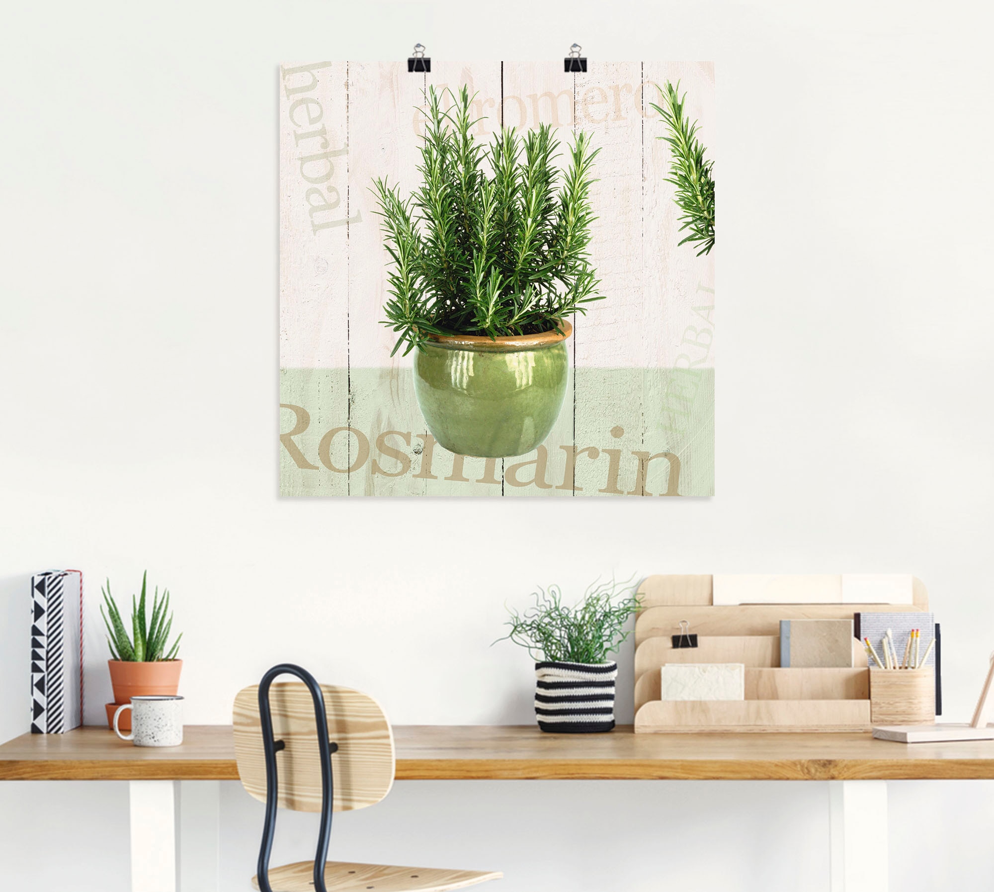 Artland Wandbild »Rosmarin«, Pflanzen, (1 St.), als Alubild, Outdoorbild, Leinwandbild, Poster in verschied. Grössen