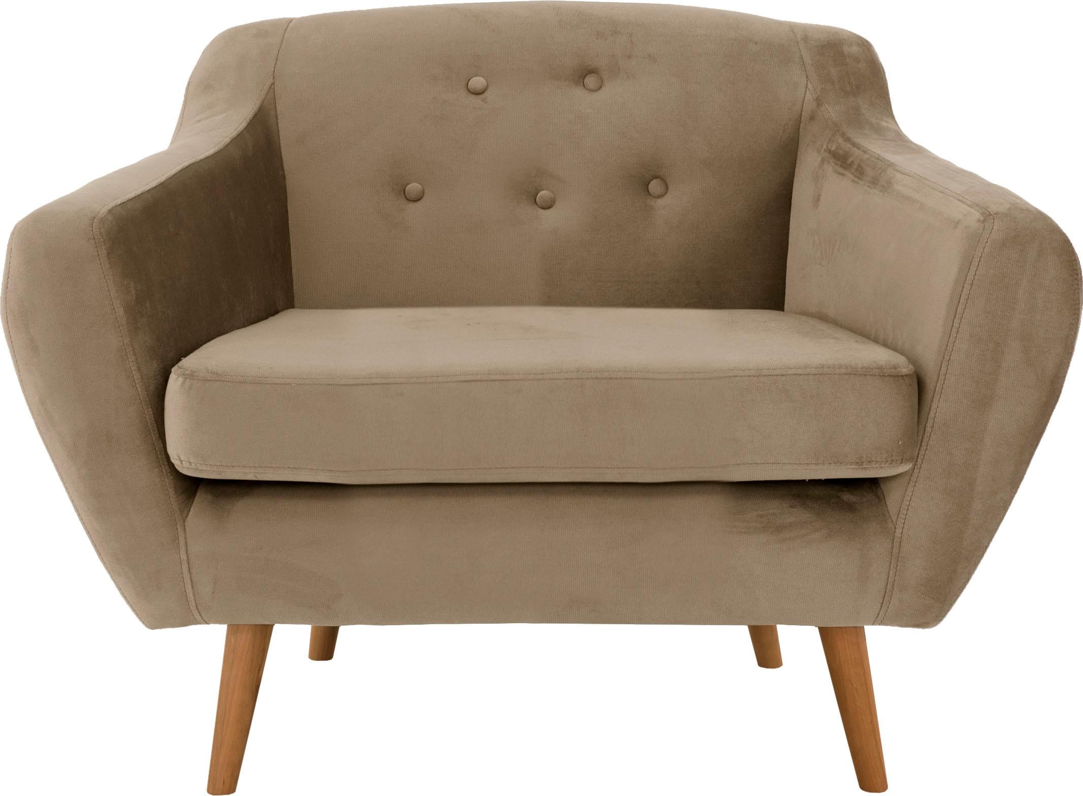 andas Fauteuil »Renne« mit Heftung im Rücken im skandinavischem Stil