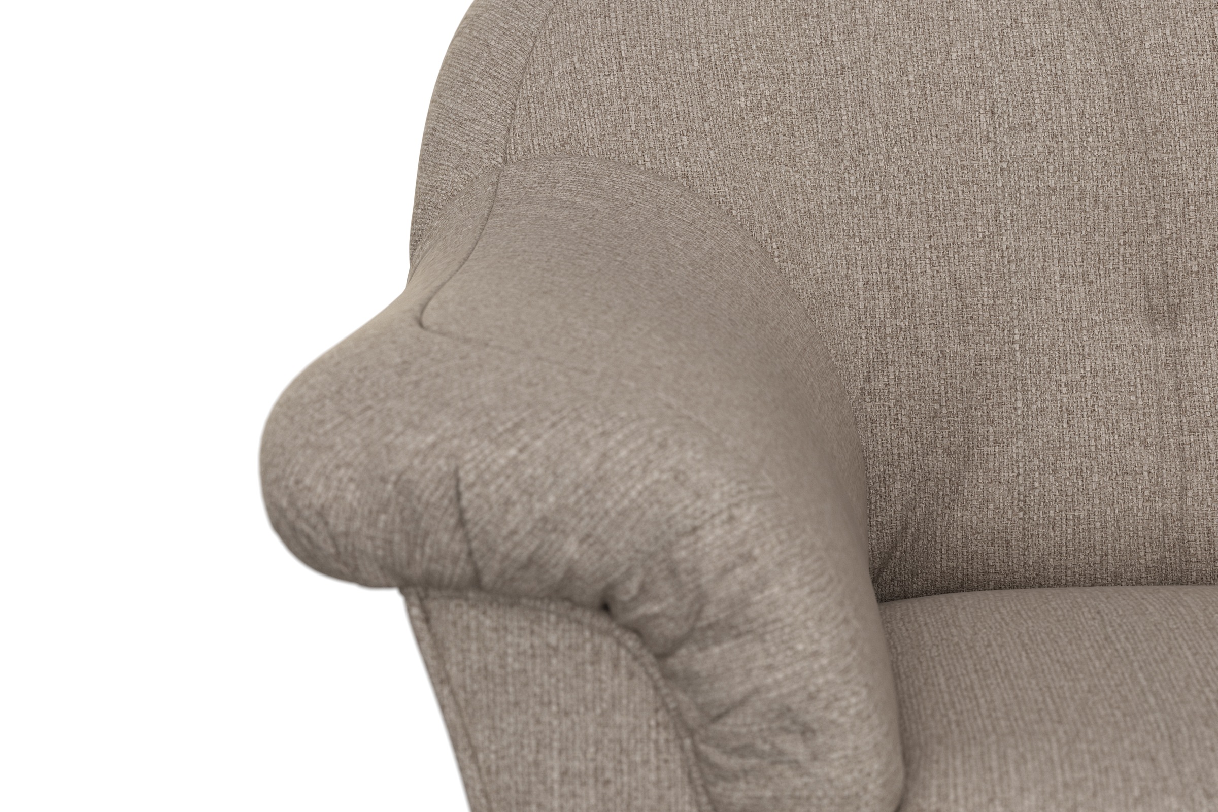 DOMO collection Ecksofa »Pegnitz, elegante Rückensteppung, kompakte Stellmasse 238/141cm, L-Form«, wahlweise mit Bettfunktion