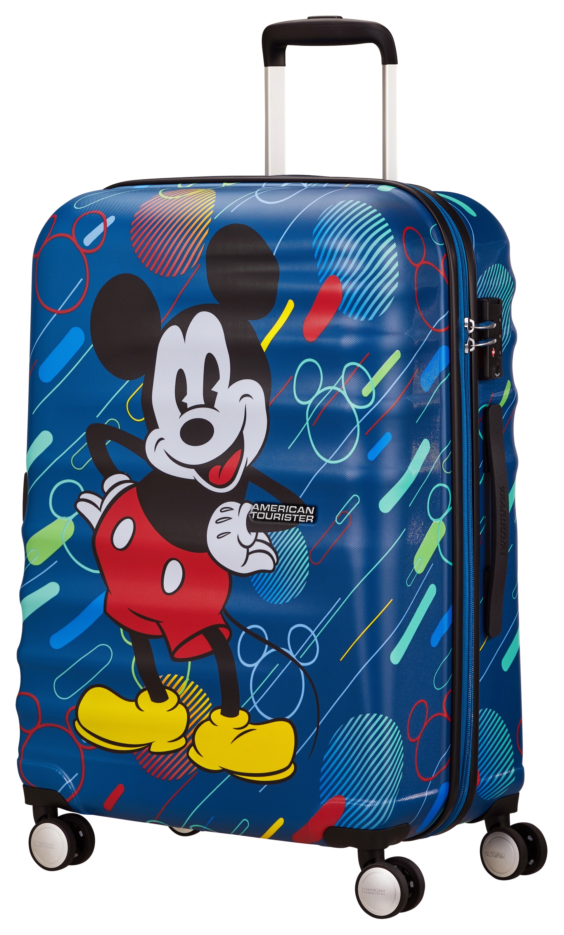 American Tourister® Kinderkoffer »WAVEBREAKER DISNEY 67«, 4 Rollen, Kinderreisegepäck Koffer TSA-Zahlenschloss