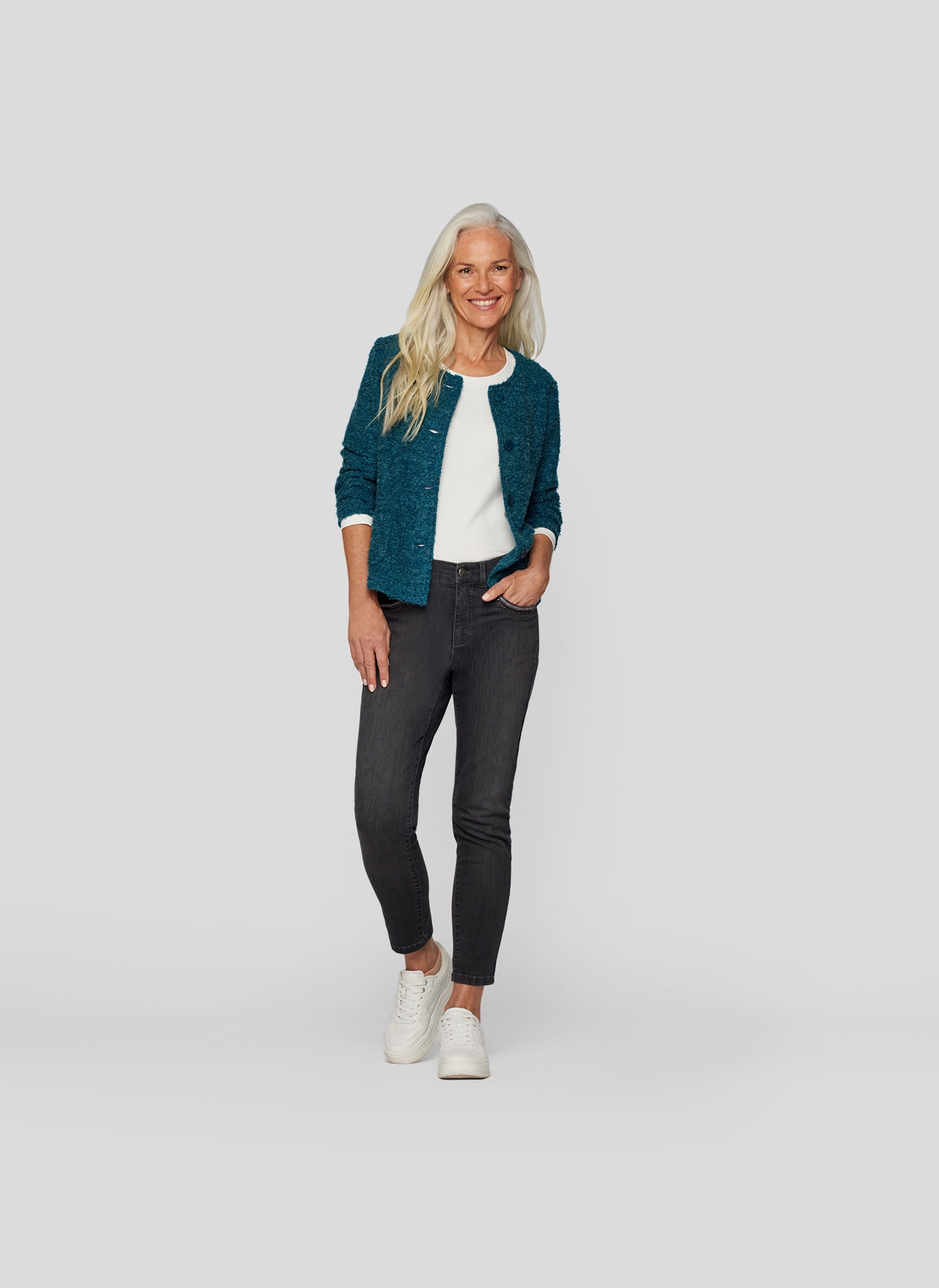 Rabe Veste en tricot mit Taschen