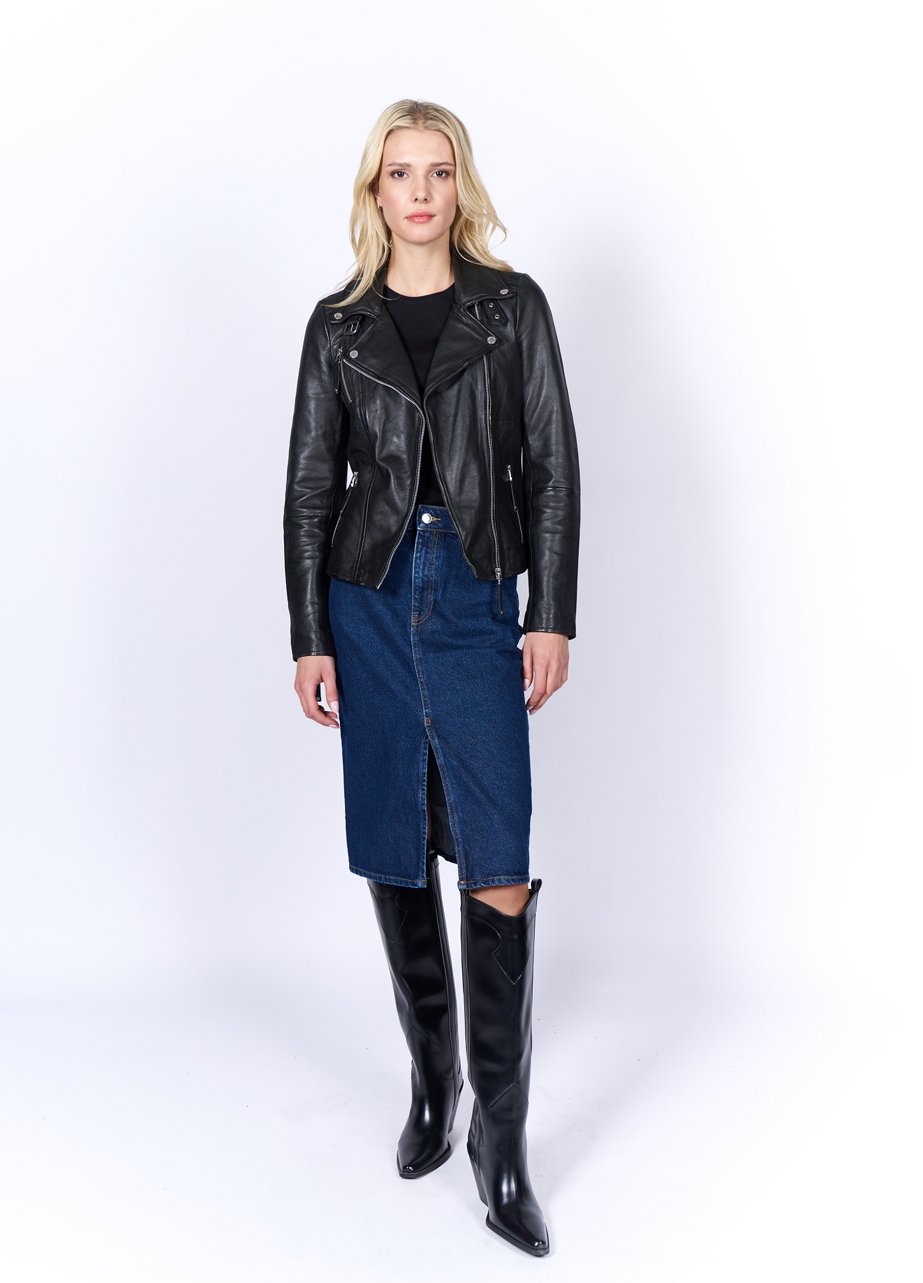 Freaky Nation Veste en cuir »Biker Princess«