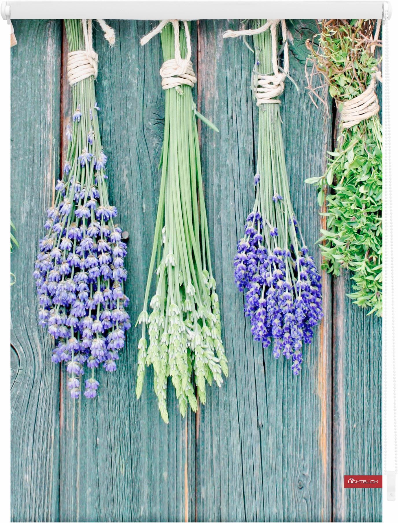 Image of LICHTBLICK ORIGINAL Seitenzugrollo »Klemmfix Motiv Küchenkraüter«, Lichtschutz, ohne Bohren, freihängend, bedruckt bei Ackermann Versand Schweiz