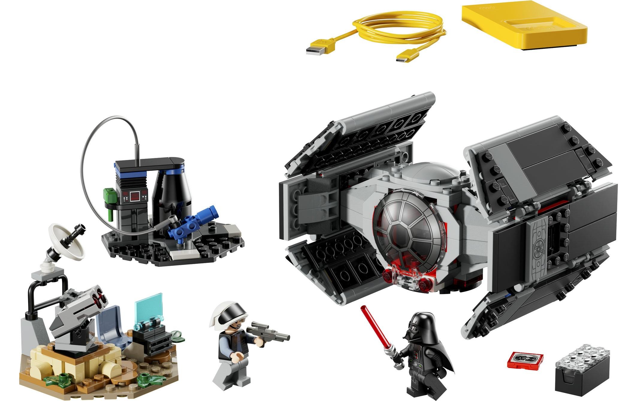 LEGO® Pions de construction »SMART Play: Darth Vaders TIE Fighter (75421), LEGO Star Wars™« inklusive SMART Brick; mit Licht- und Soundeffekten