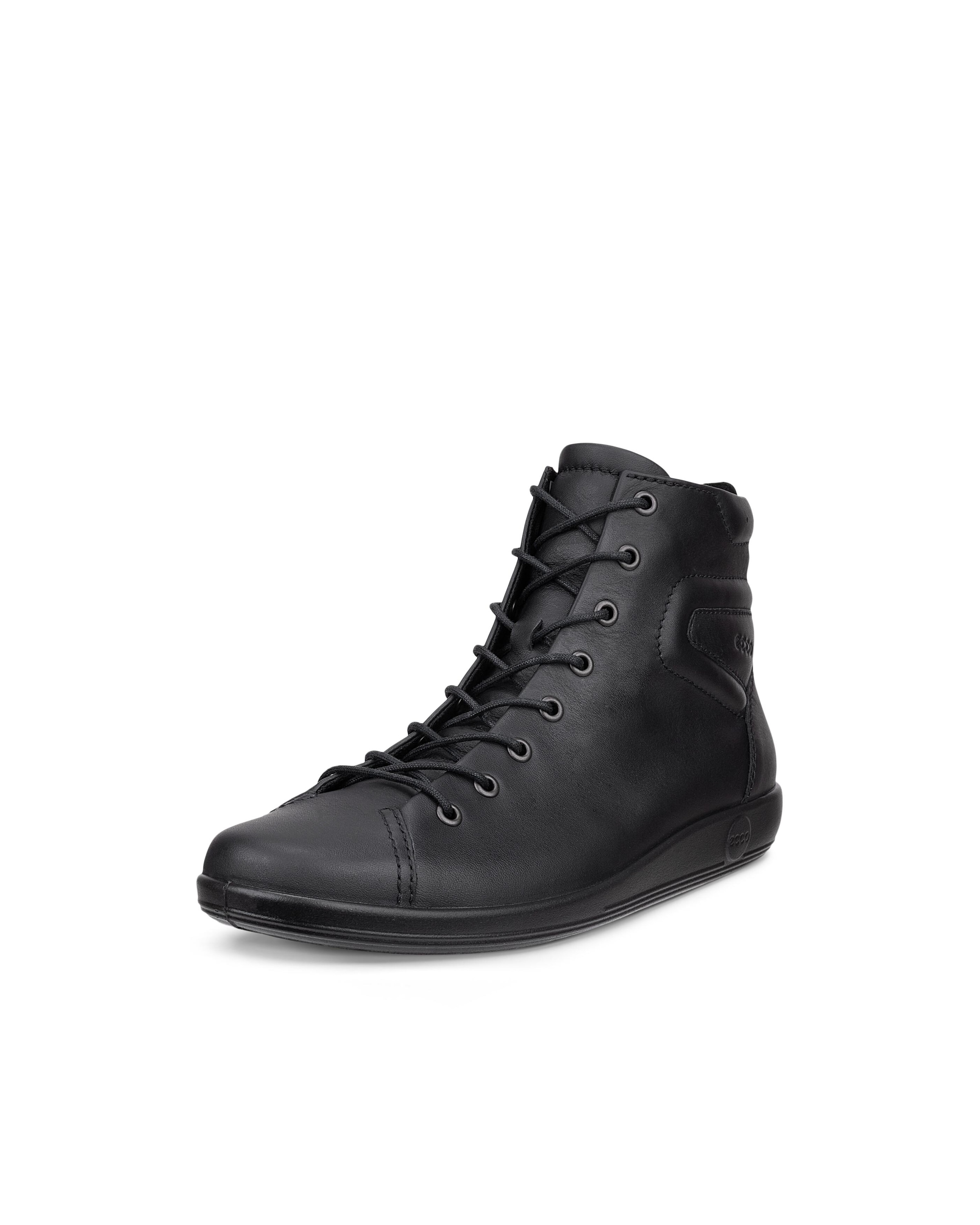 Ecco Schnürboots »ECCO SOFT 2.0«  Casual-Boots, Stiefelette, High Top-Sneaker mit Reissverschluss