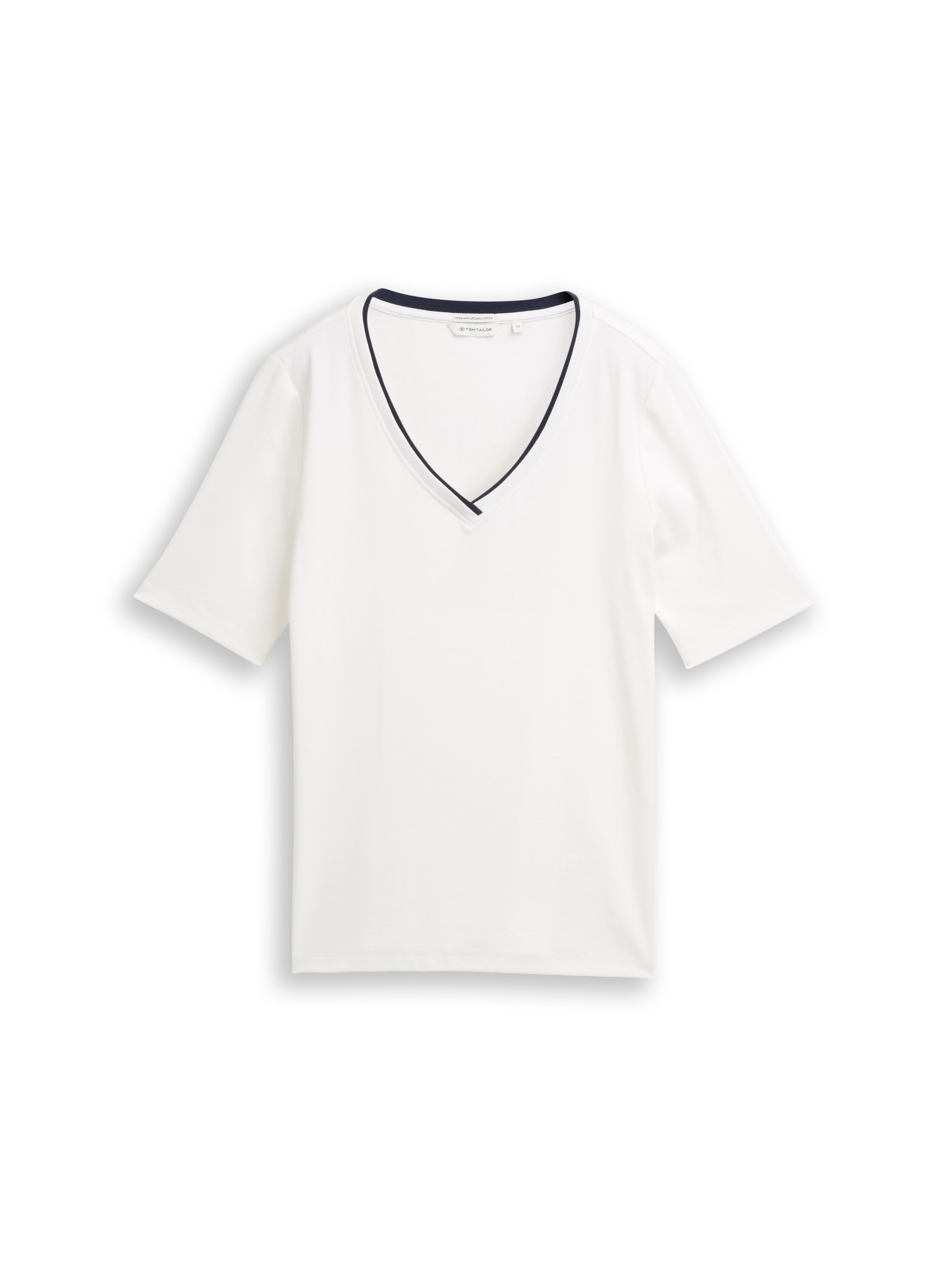 TOM TAILOR T-shirt mit Kontrast Detail