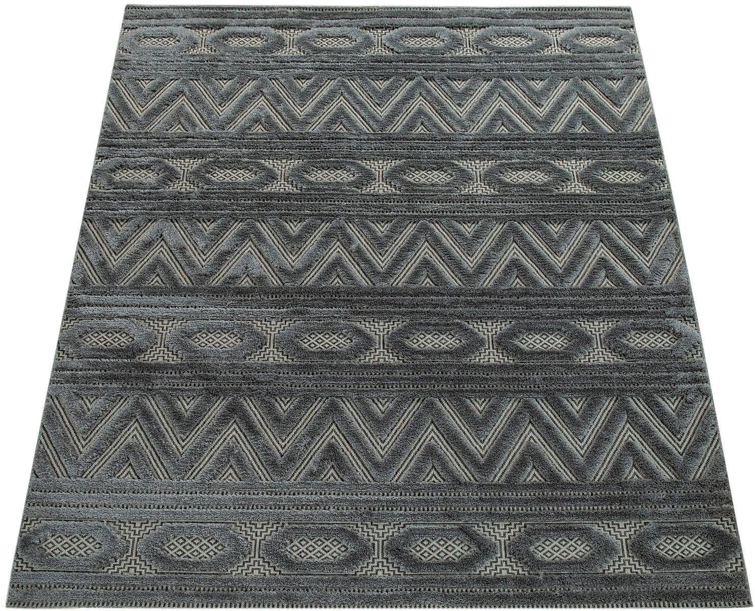 Image of Paco Home Teppich »Demension 712«, rechteckig, 18 mm Höhe, Hoch-Tief Effekt, 3D-Optik, Wohnzimmer bei Ackermann Versand Schweiz