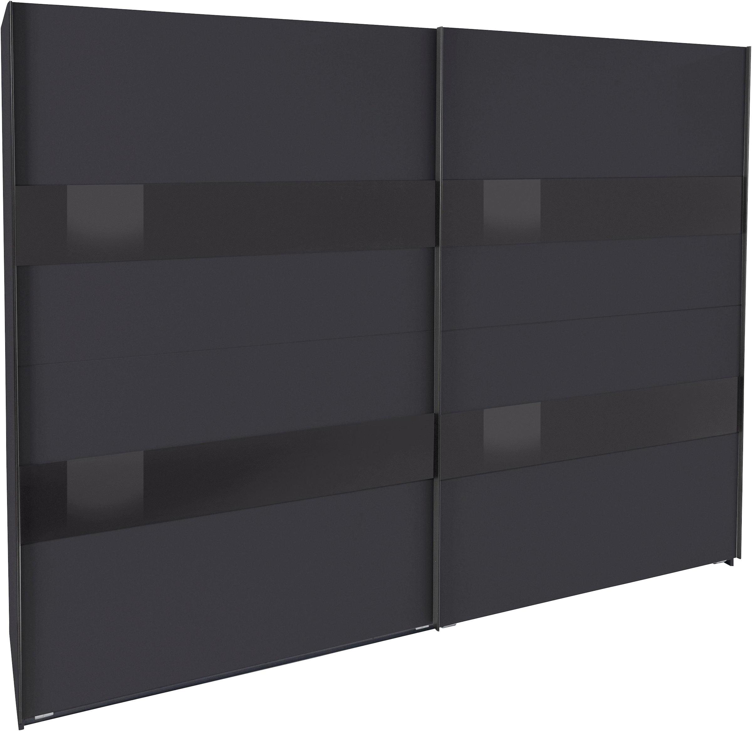 Image of Wimex Schwebetürenschrank "Altona" mit Glaselementen und zusätzlichen Einlegeböden