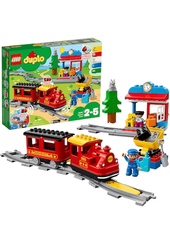Konstruktionsspielsteine »Dampfeisenbahn (10874), LEGO® DUPLO® Town«, (59 St.)