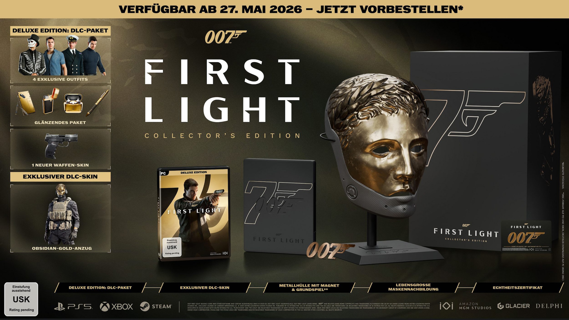 Image of IOI Partners Spielesoftware "007 First Light Collectors Edition" PlayStation 5