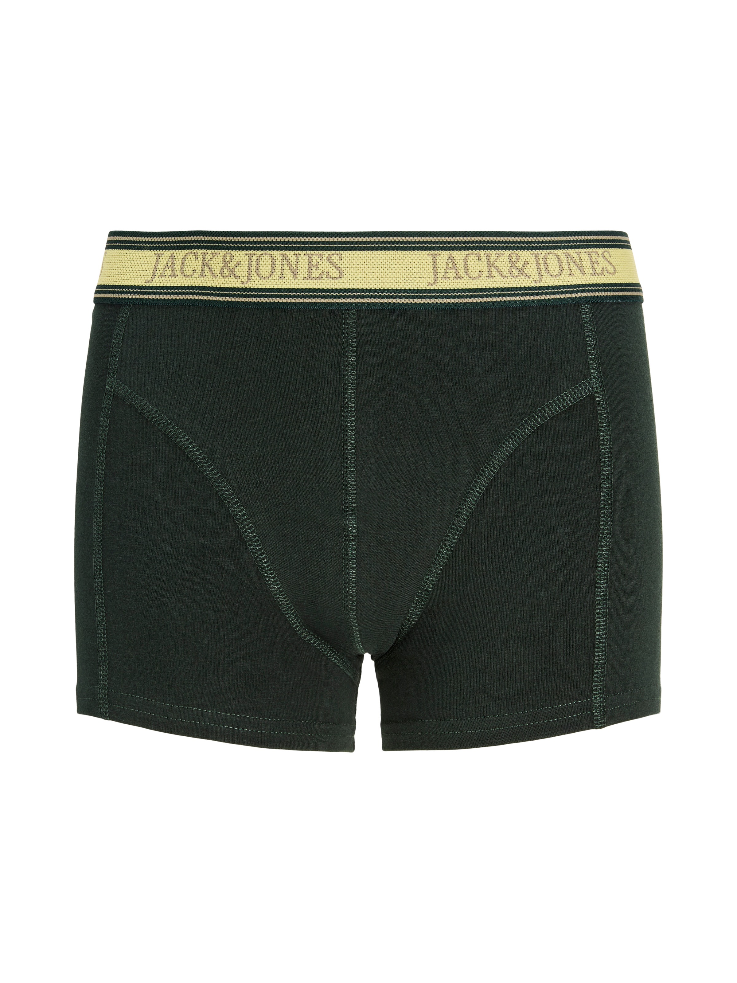 Jack & Jones Junior Tronc »JACFAZE SOLID TRUNKS 5 PACK JNR BTS« Paquet, 5 cuis mélange de coton, bord-côte élastique