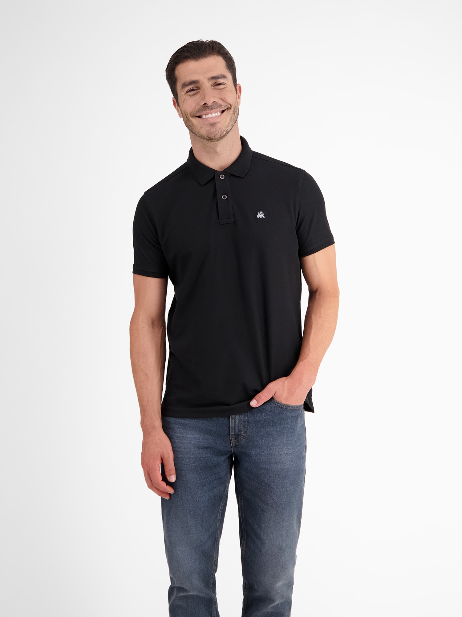 LERROS Poloshirt »Poloshirt mit COOL & DRY Funktion in Piqué-Qualität« Atmungsaktiver Baumwollmix, Feine Piqué-Qualität, Zeitloser Polo-Style