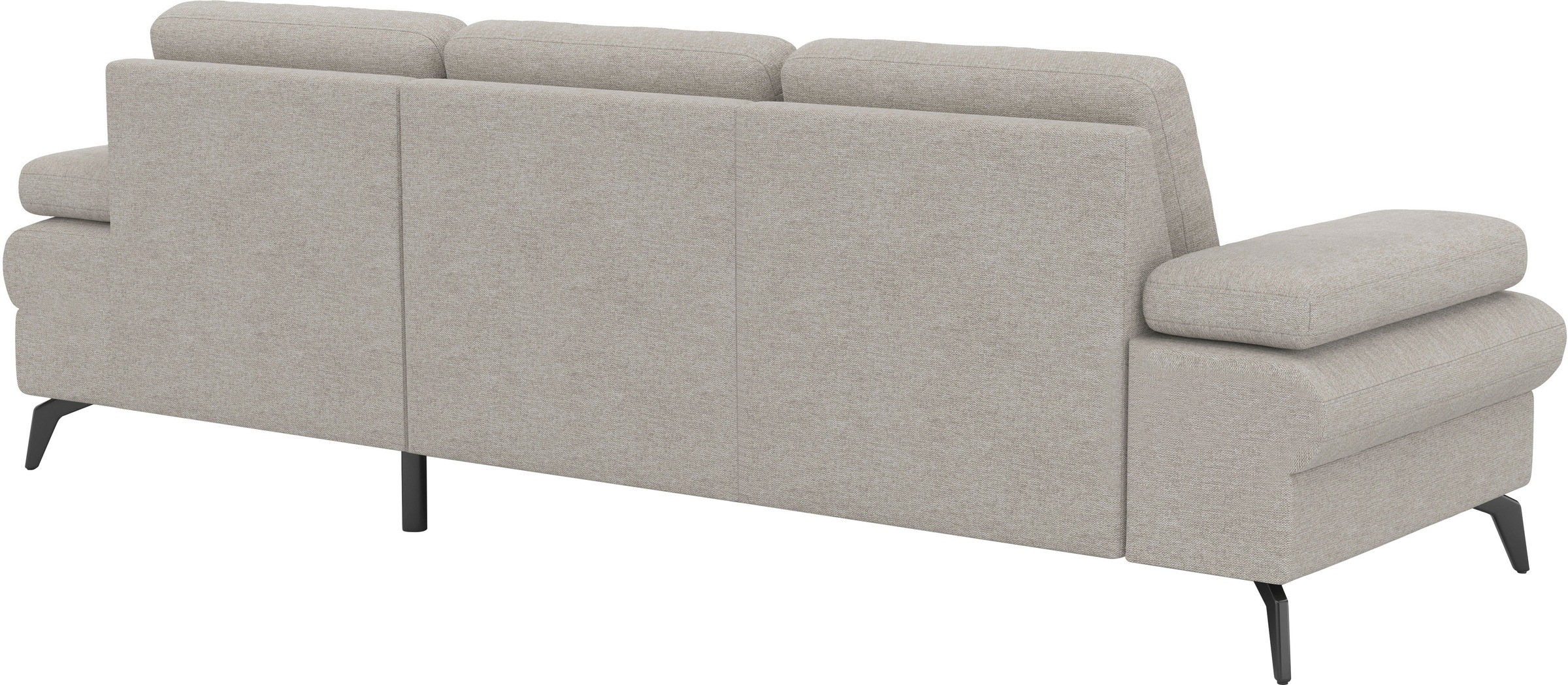 sit&more Ecksofa »Morris Jubi L-Form«, inkl. Armteilfunktion und 1 Zierkissen, wahlweise mit Bettfunktion