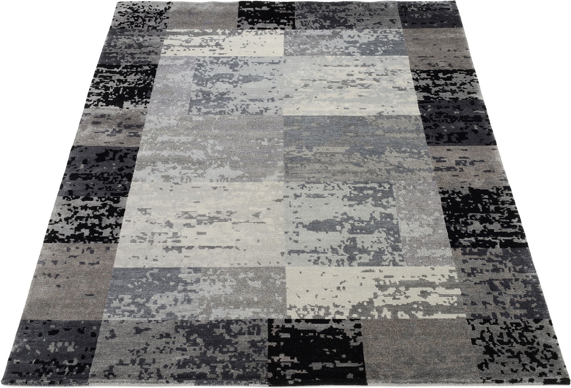 OCI DIE TEPPICHMARKE Teppich »AWARD MUSTANG« rechteckig 10 mm Höhe handgeknüpft, echter Design Teppich aus Nepal, 100% Naturfaser.