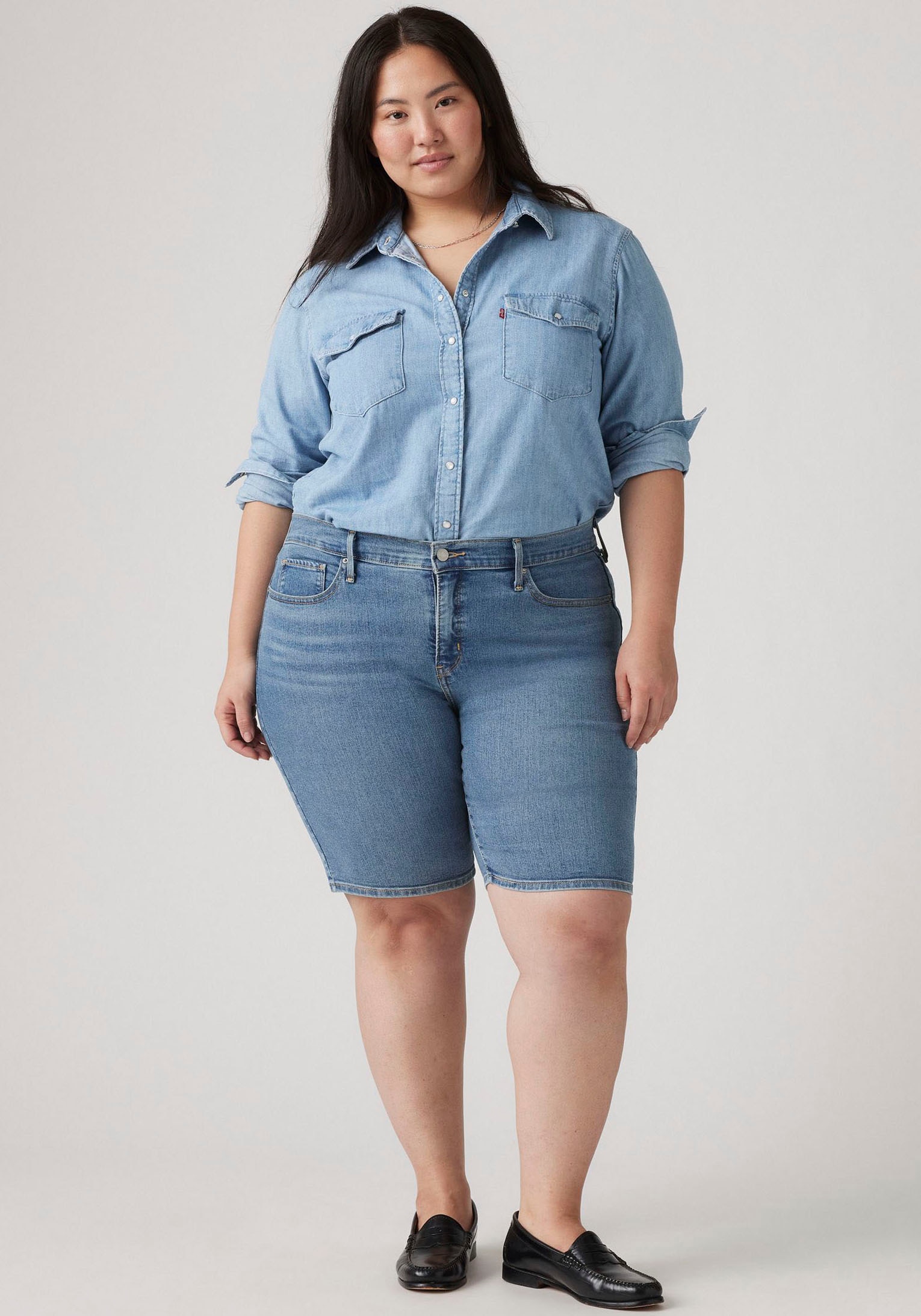 Levi's® Plus Short »PL SHAPING BERMUDA DA«  Pantalon d'été style cinq poches