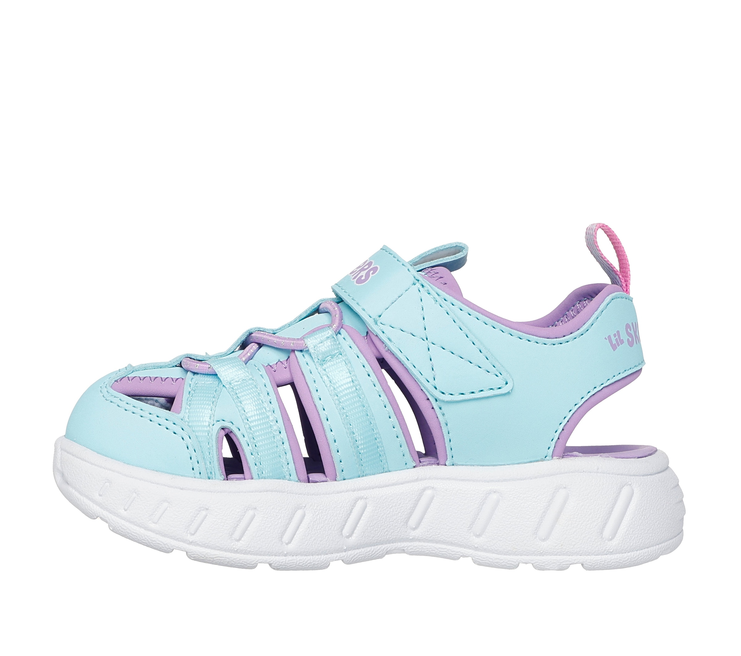 Skechers Sandale »PLAY SCENE SPLASH«  chaussure de bain avec semelle colorée, gabarit de taille à télécharger