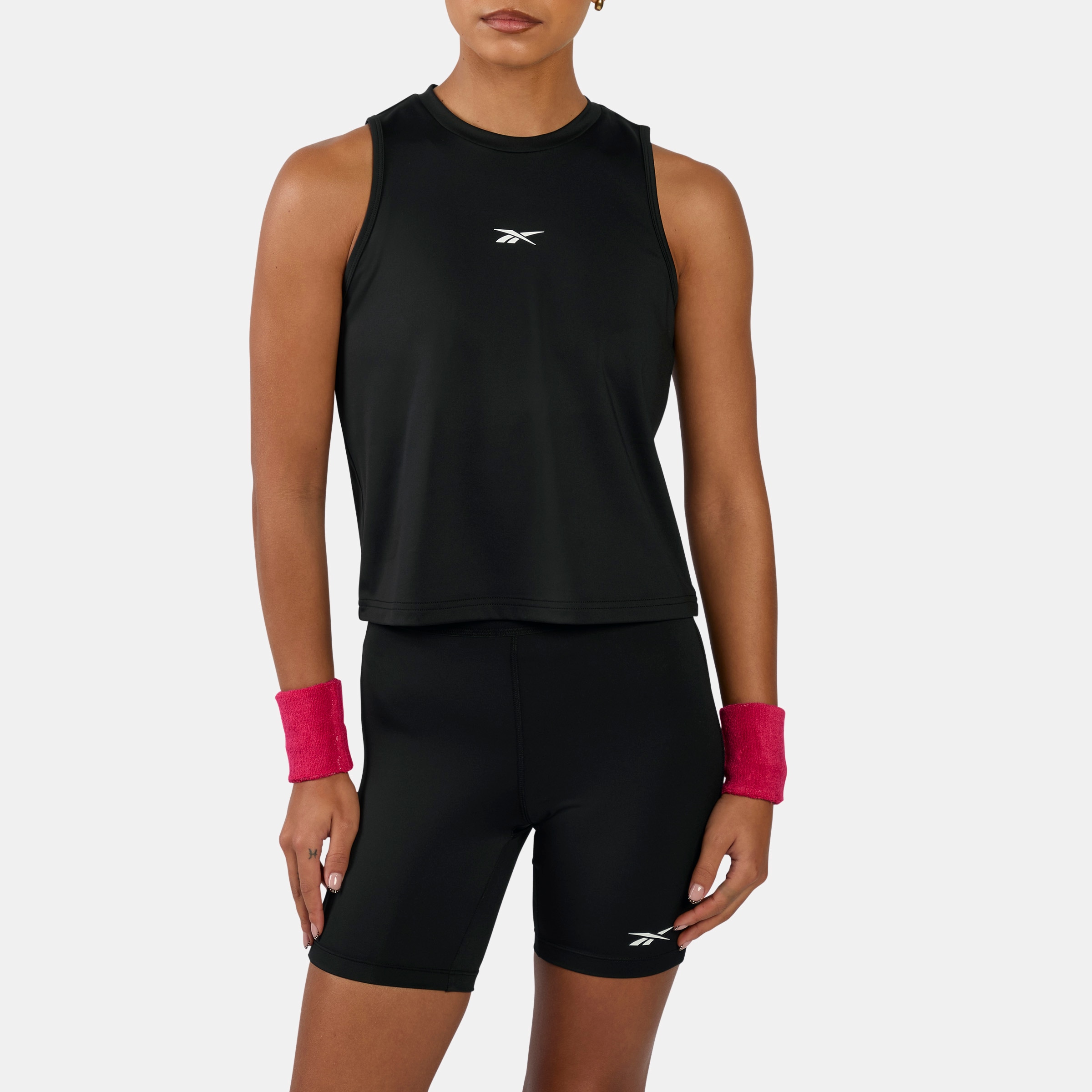 Image of Reebok Trainingstop "ID TRAIN CROPPED TANK" mit bequemer Passform, aus Polyester und Elasthan