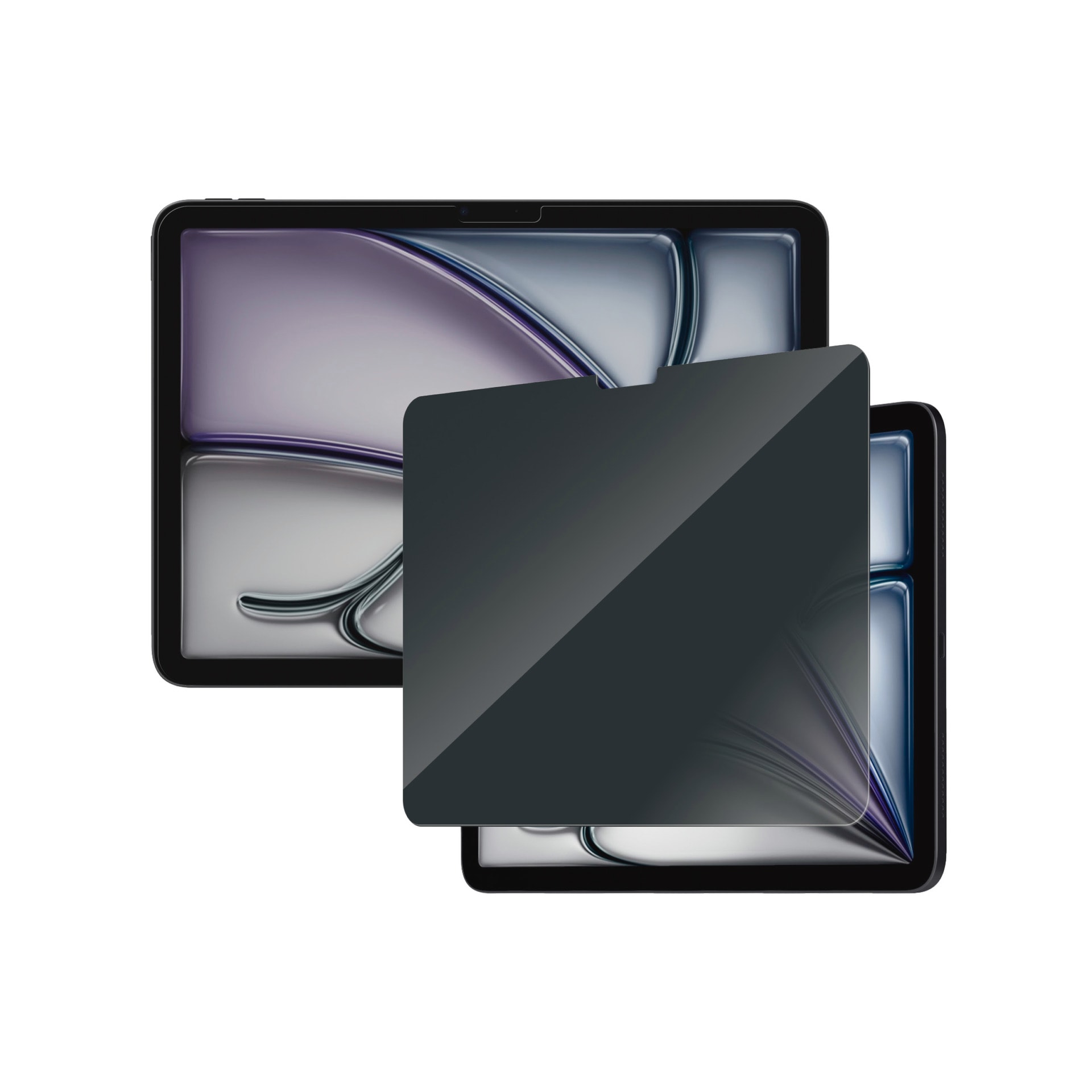 PanzerGlass Displayschutzglas »Ultra-Wide Fit Privacy Screen Protection«, für Apple iPad Air 11-Apple iPad Air 10.9, Displayschutzfolie, Schutzfolie, Sichtschutz, kratz- & stossfest