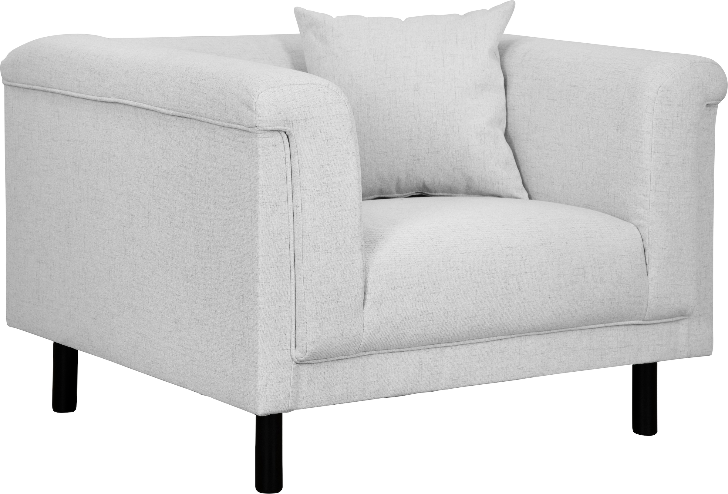 INOSIGN Sessel »AGNIA  B/T/H: 100/85/71 cm«, incl. Zierkissen, auch in Cord und Bouclé