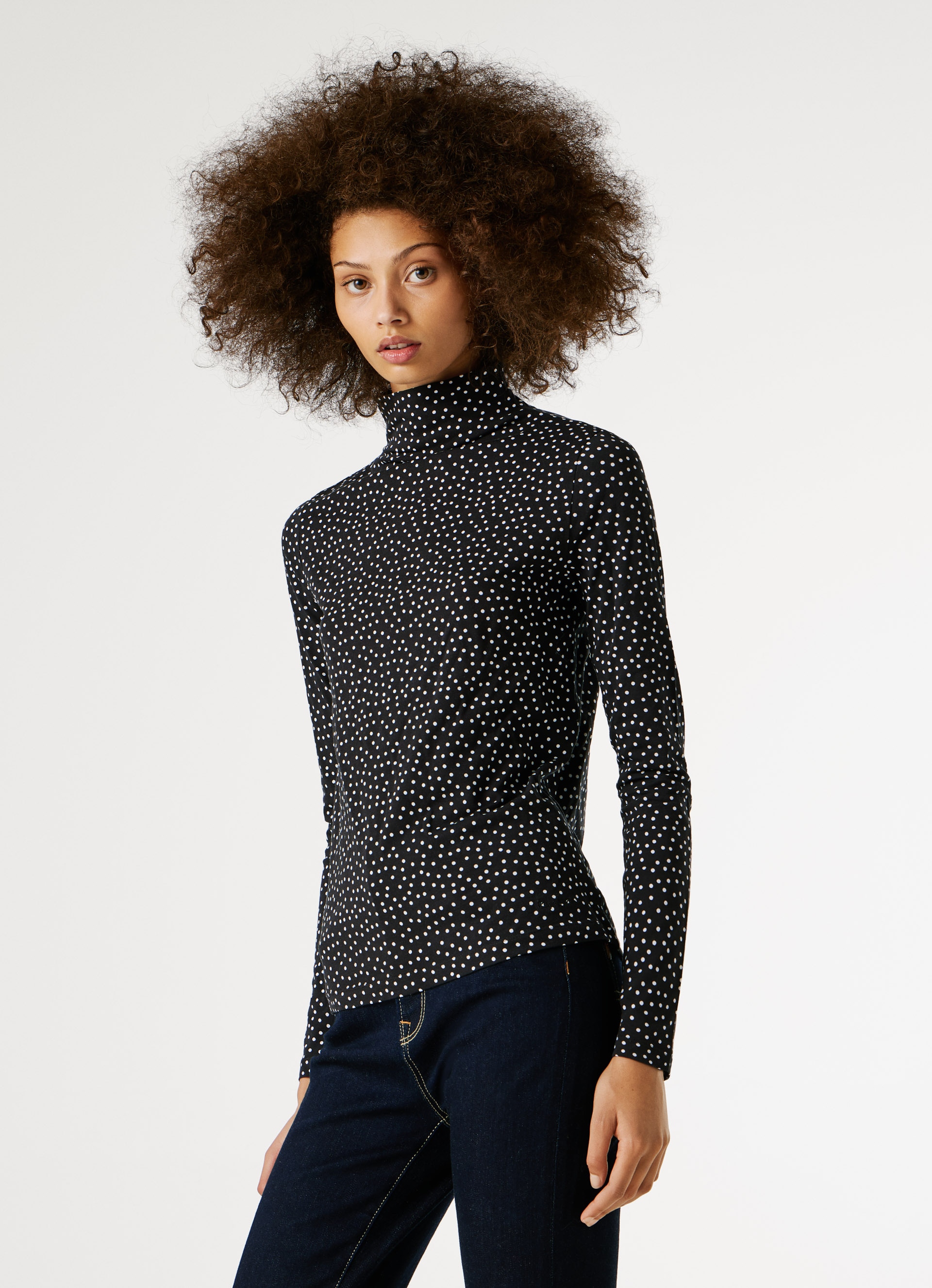 Pepe Jeans T-shirt à manches longues »BIBI« mit Stehkragen