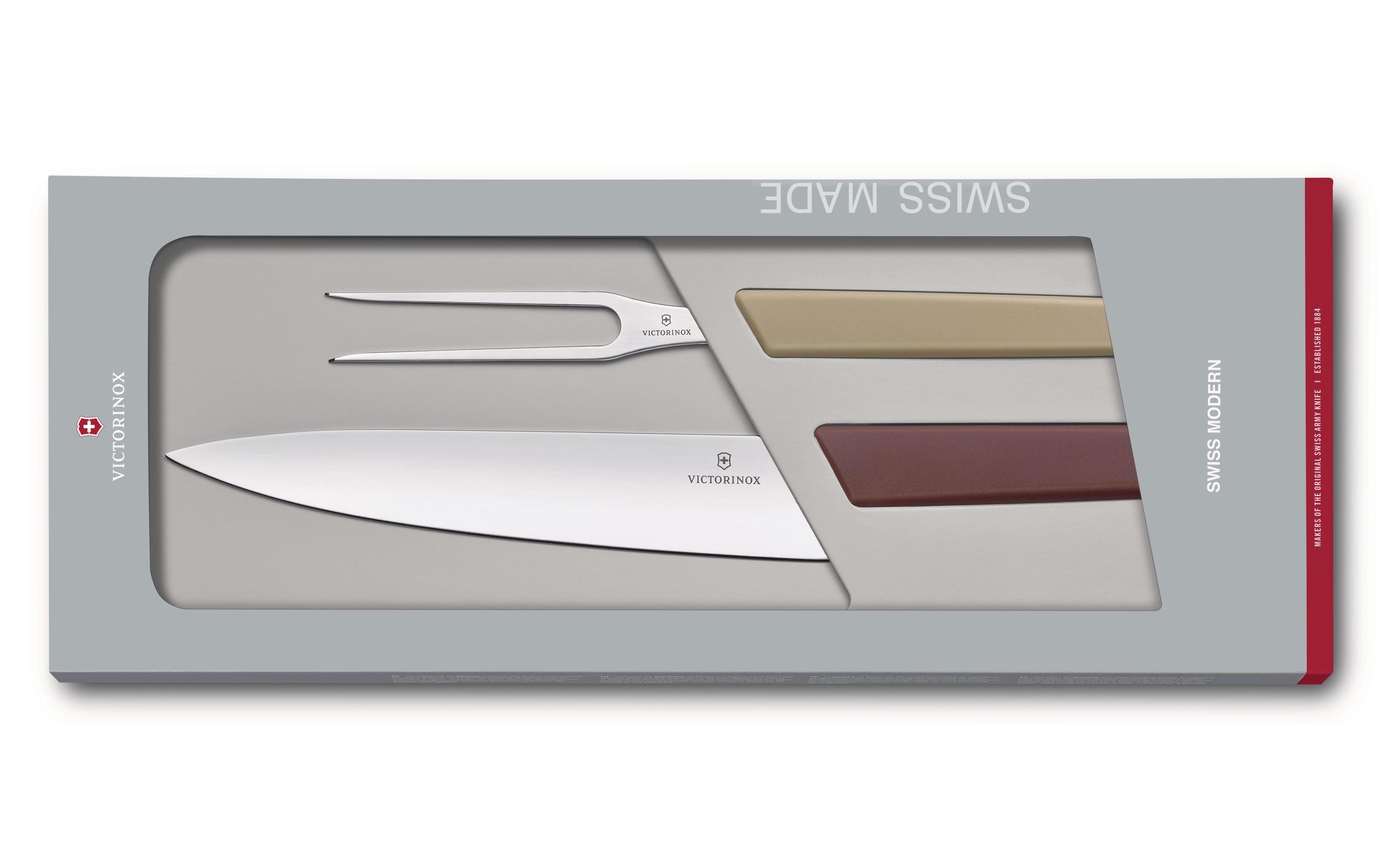 Victorinox Tranchierbesteck »Tranchier-Set Swiss Modern 2-teilig«, (2 tlg.)