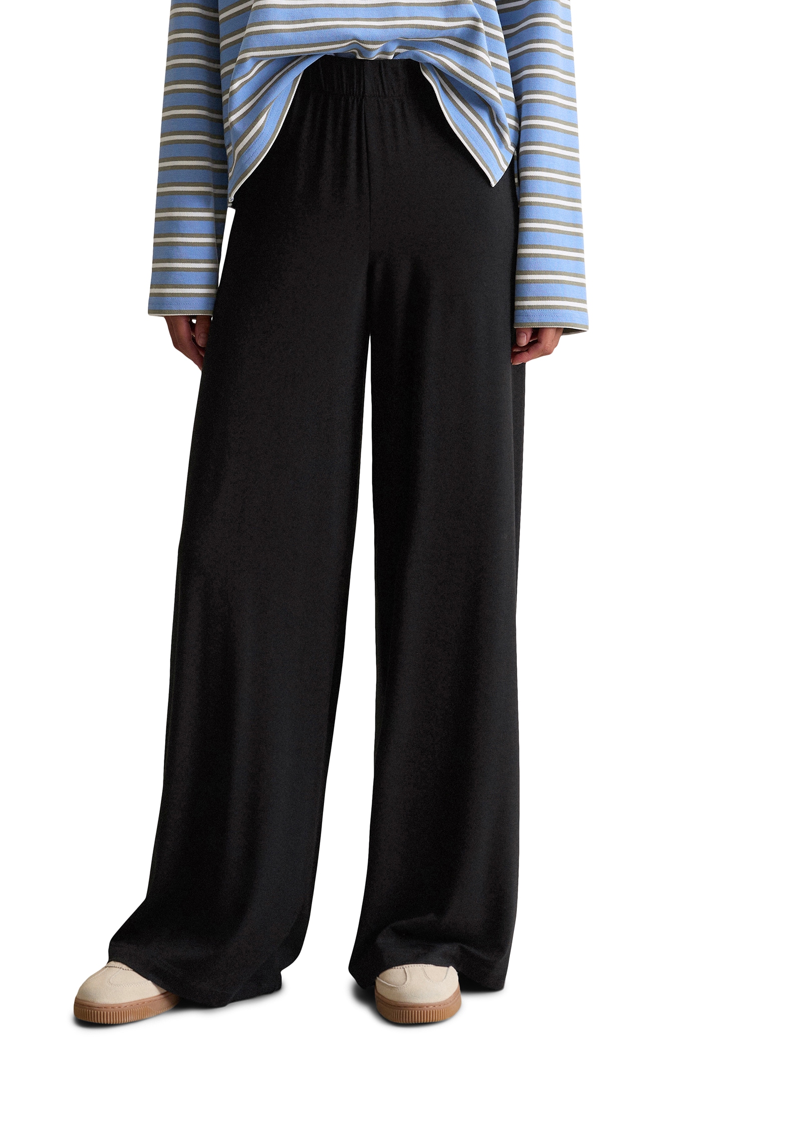Image of Marc OPolo DENIM Jerseyhose wide aus LENZING™ ECOVERO™