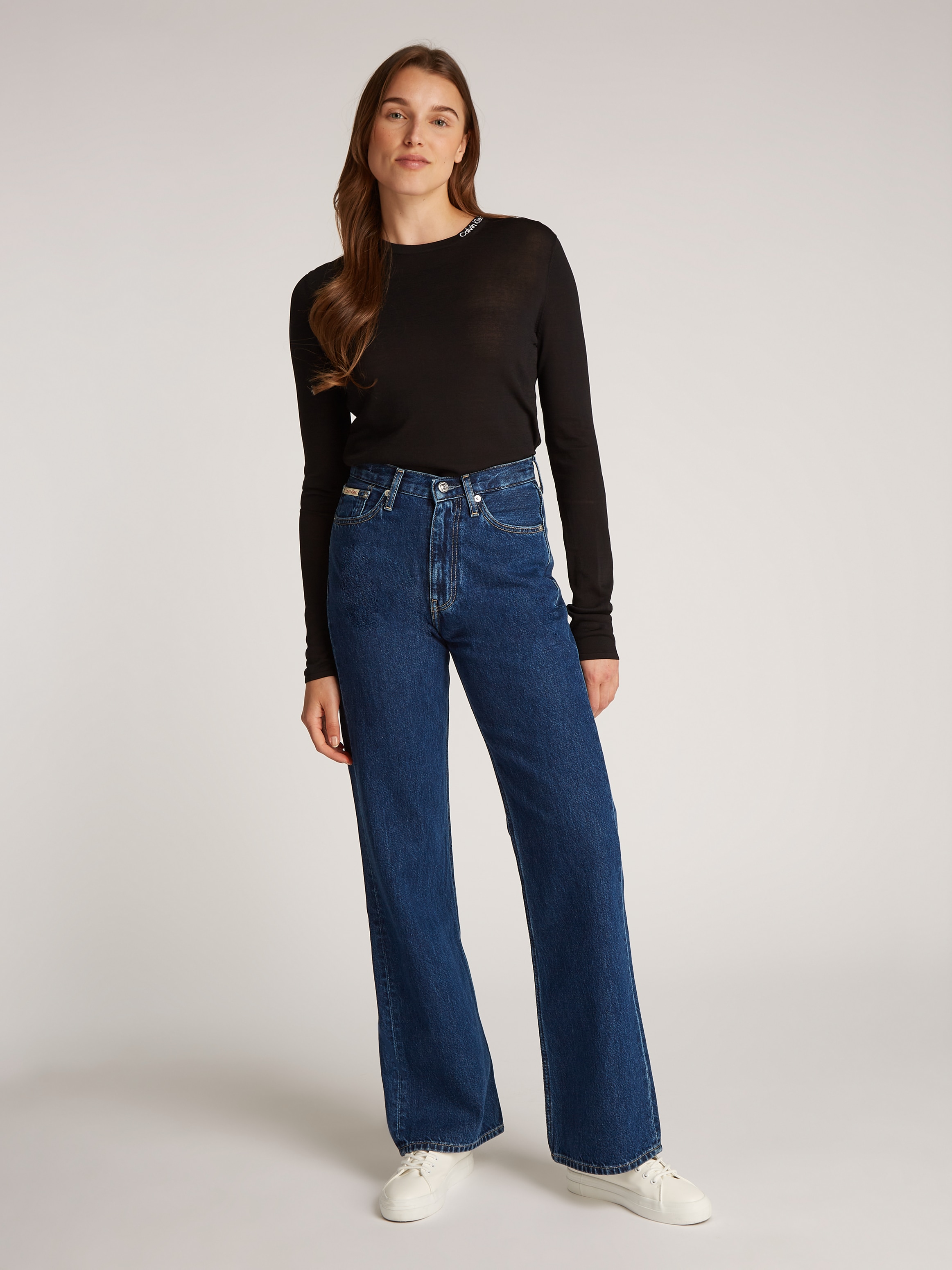 Calvin Klein Jeans Bootcut-Jeans »AUTHENTIC BOOTCUT«, mit stoned wash Optik, mit Coinpocket