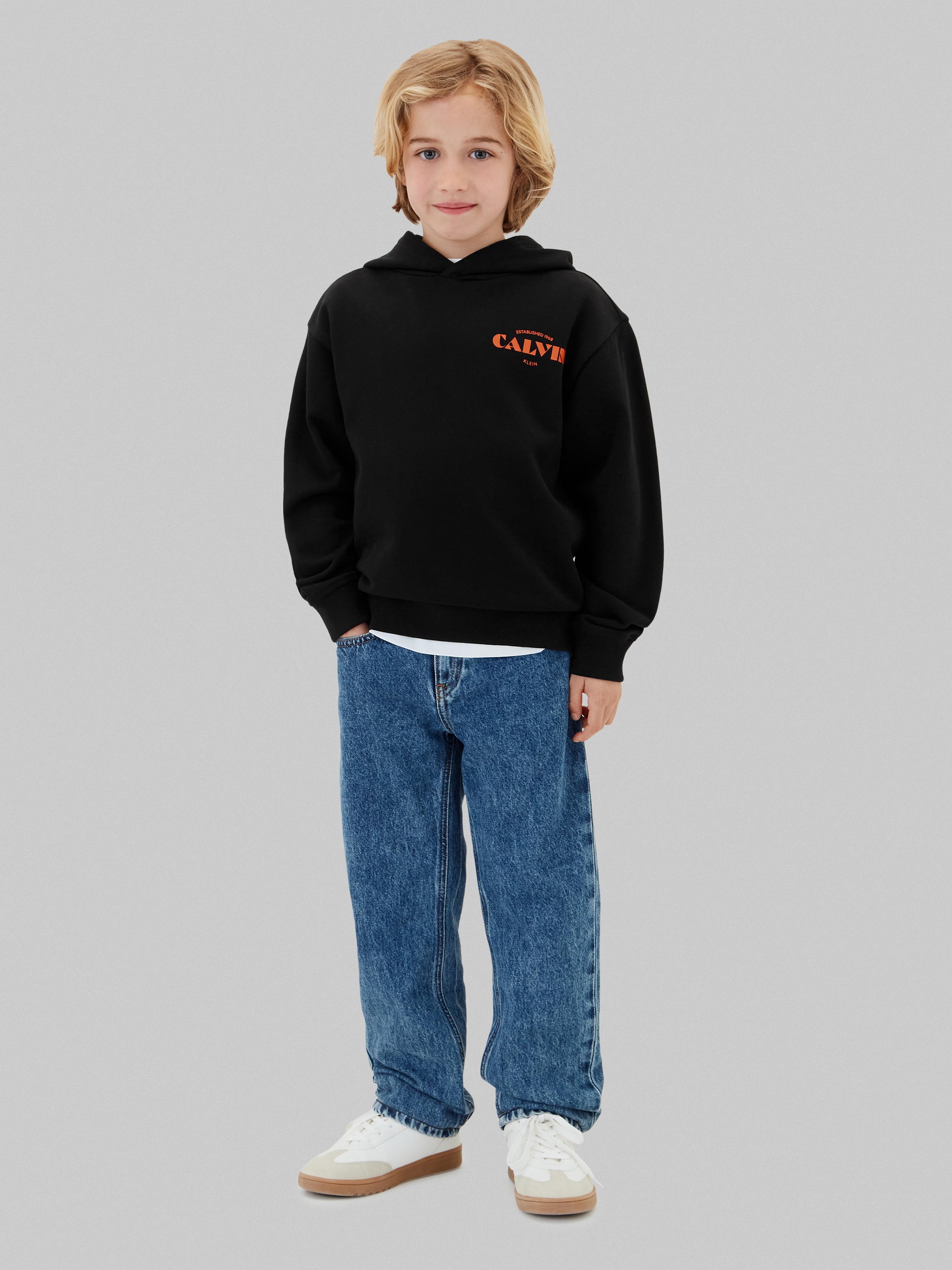 Image of Calvin Klein Jeans Kapuzensweatshirt "CALVIN SMALL CHEST PRINT HOODIE", Regular fit mit Kapuze