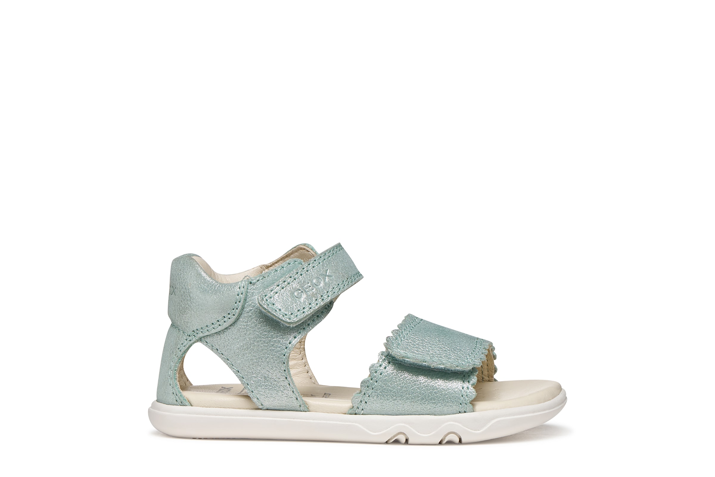 Geox Chaussures de marche »B SANDAL STEPPIEUP G«  chaussure bébé avec fermeture velcro, gabarit de taille à télécharger