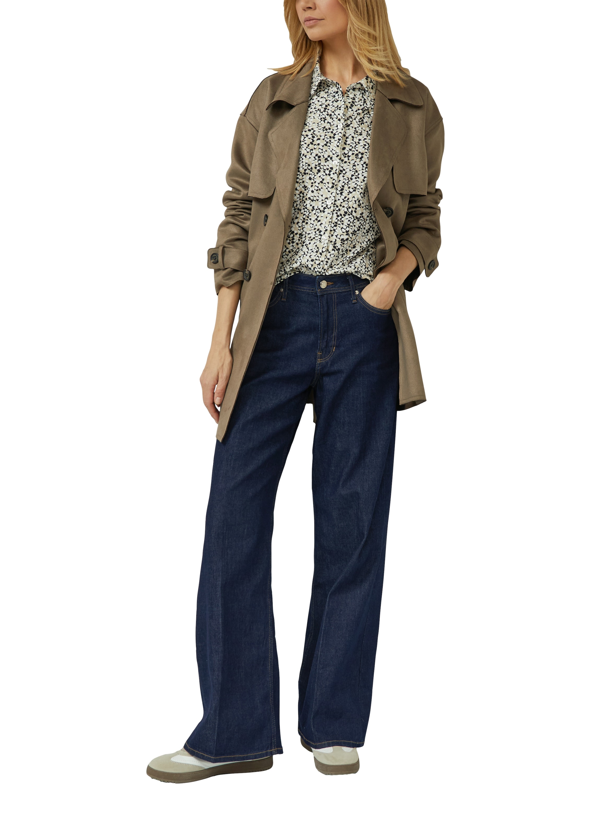 s.Oliver Blouse à manches longues mit Allover-Druck