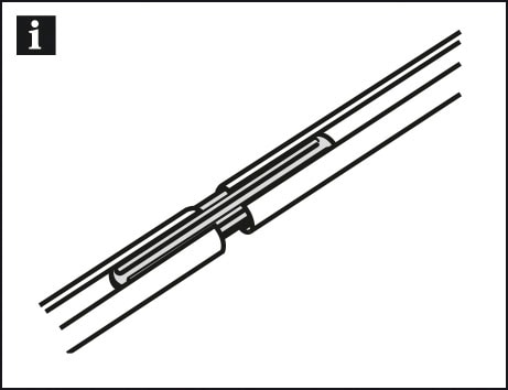 GARDINIA Gardinenstangenhalter »Gardinenschienen-Verbinder«, (1 St.), Serie Aluminiumschiene 13 mm