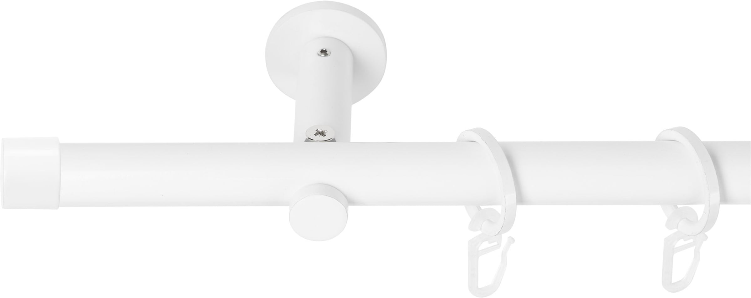 SN DECO GROUP Tringle à rideaux Ø 19 mm 1 course-läufig Fixmass;kürzbar