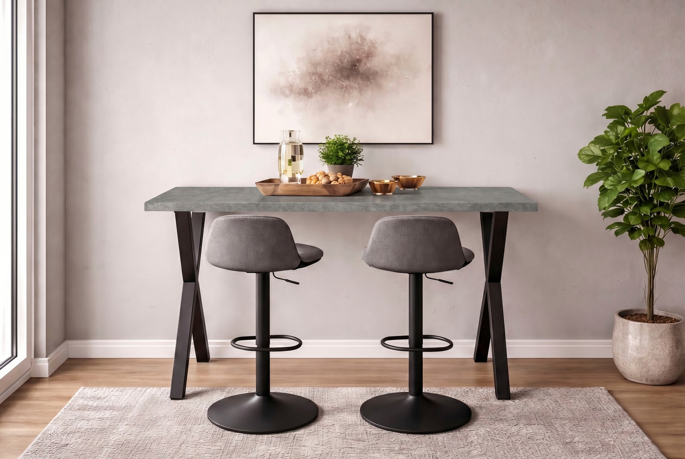 Mäusbacher Tresentisch »Bartresentisch Metall« Bartresentisch Metallgestell, Höhe 109 cm