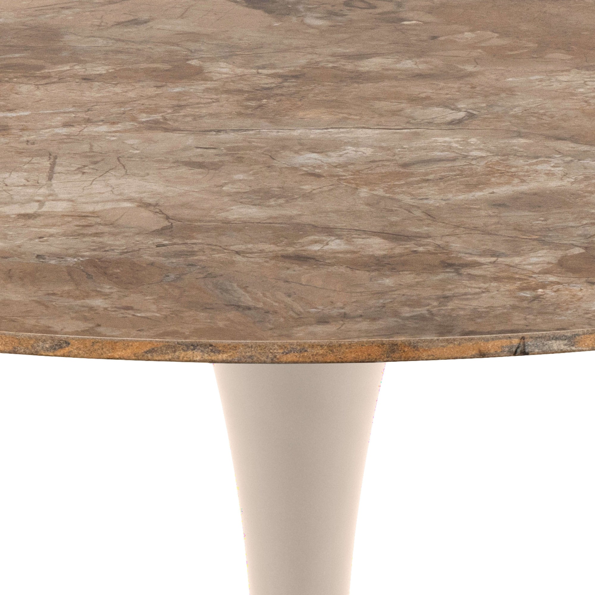 ACTONA GROUP Table de salle à manger »Malta« 1 cuis tlg. Plateau de table en céramique, pied trompette, table de cuisine ronde, Ø 90 cm, 3 couleurs