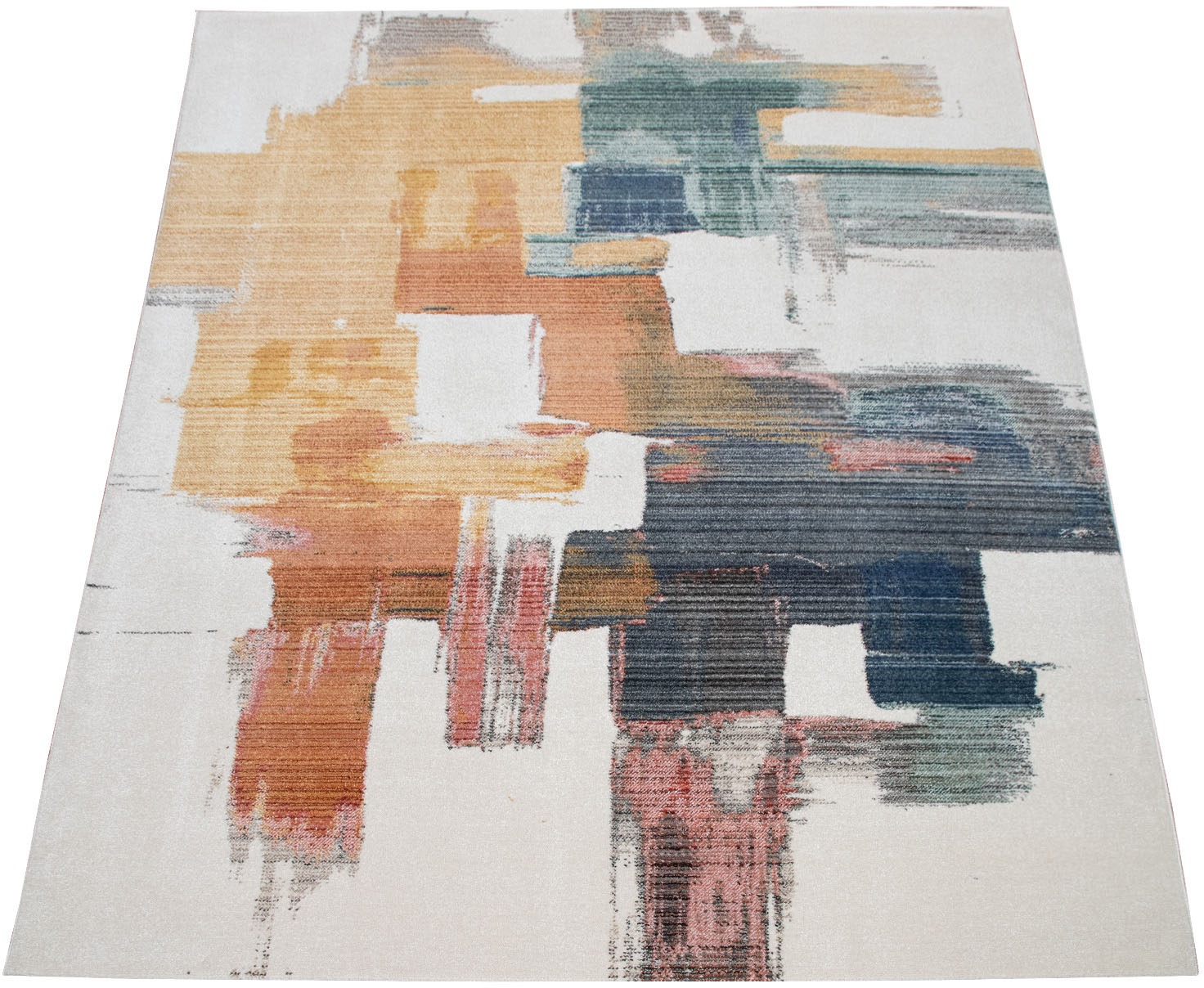 Image of Paco Home Teppich »Harnuba 752«, rechteckig, 9 mm Höhe, Kurzflor, modern abstraktes Motiv, Wohnzimmer bei Ackermann Versand Schweiz
