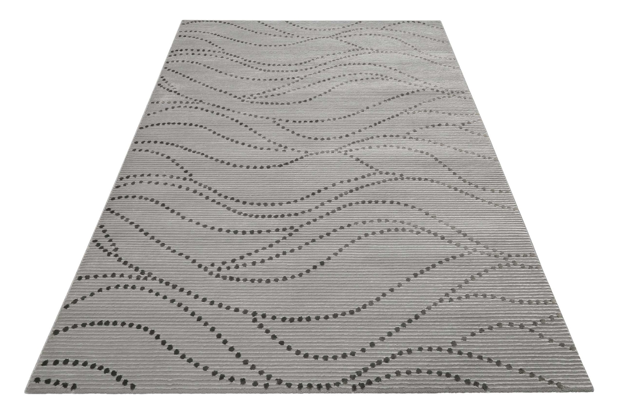 Esprit Teppich »Selena« rechteckig 12 mm Höhe Kurzflorteppich, gewebt, Punkte, modern, abstrakt, trendig, wellig