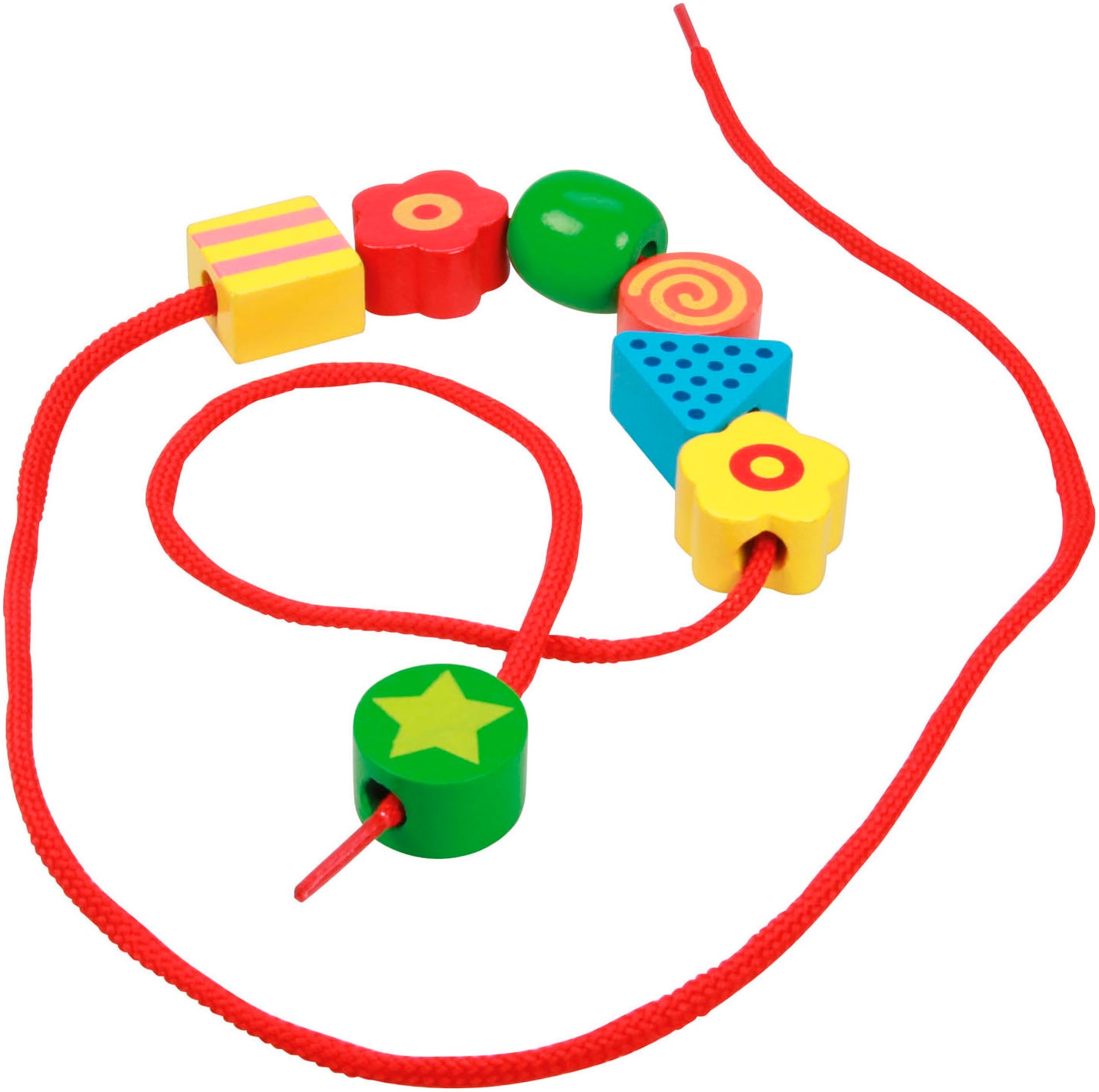 Lena® Set créatif »Super Beads Holzfädelperlen« FSC® - schützt Wald