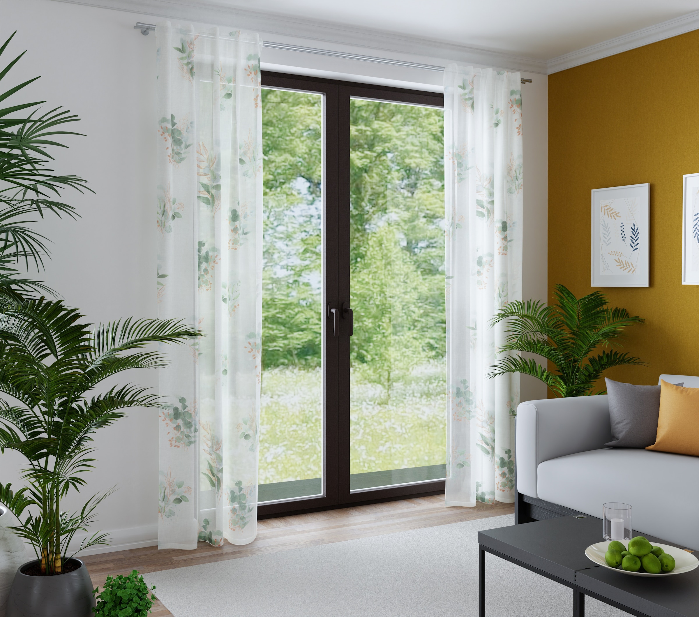 HOMING Rideau »Tallis« Boucles cachées 1 cuis tlg. écharpe finie