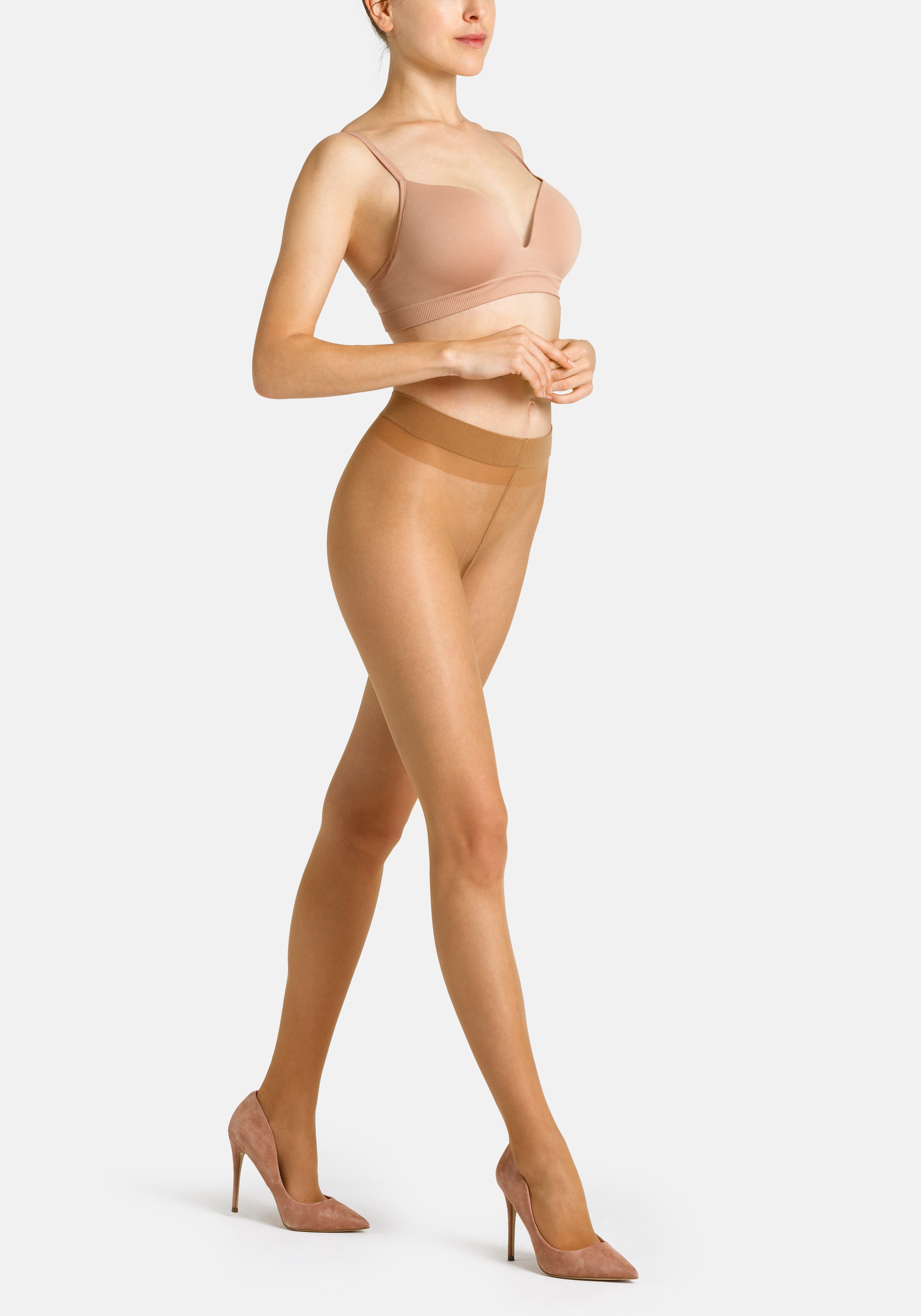 Camano Feinstrumpfhose »fine everyday«, (2er Pack), mit seidig mattem Look
