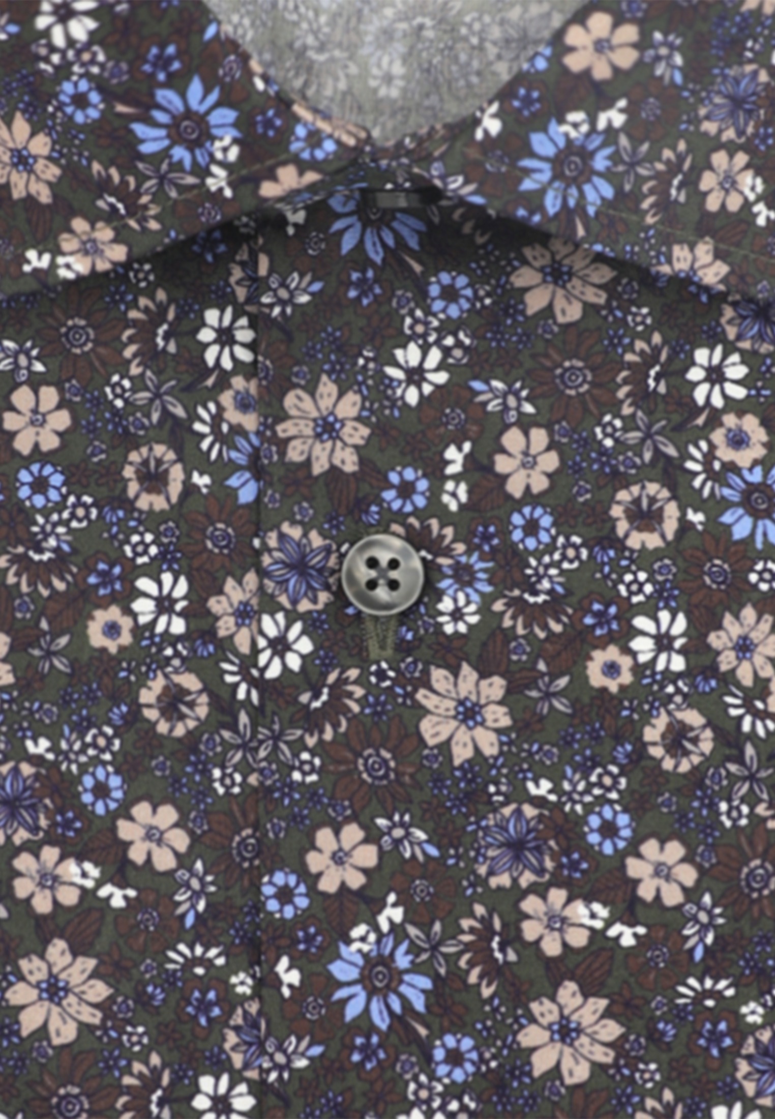 seidensticker Businesshemd »Shaped«, Shaped Langarm Kentkragen Floral