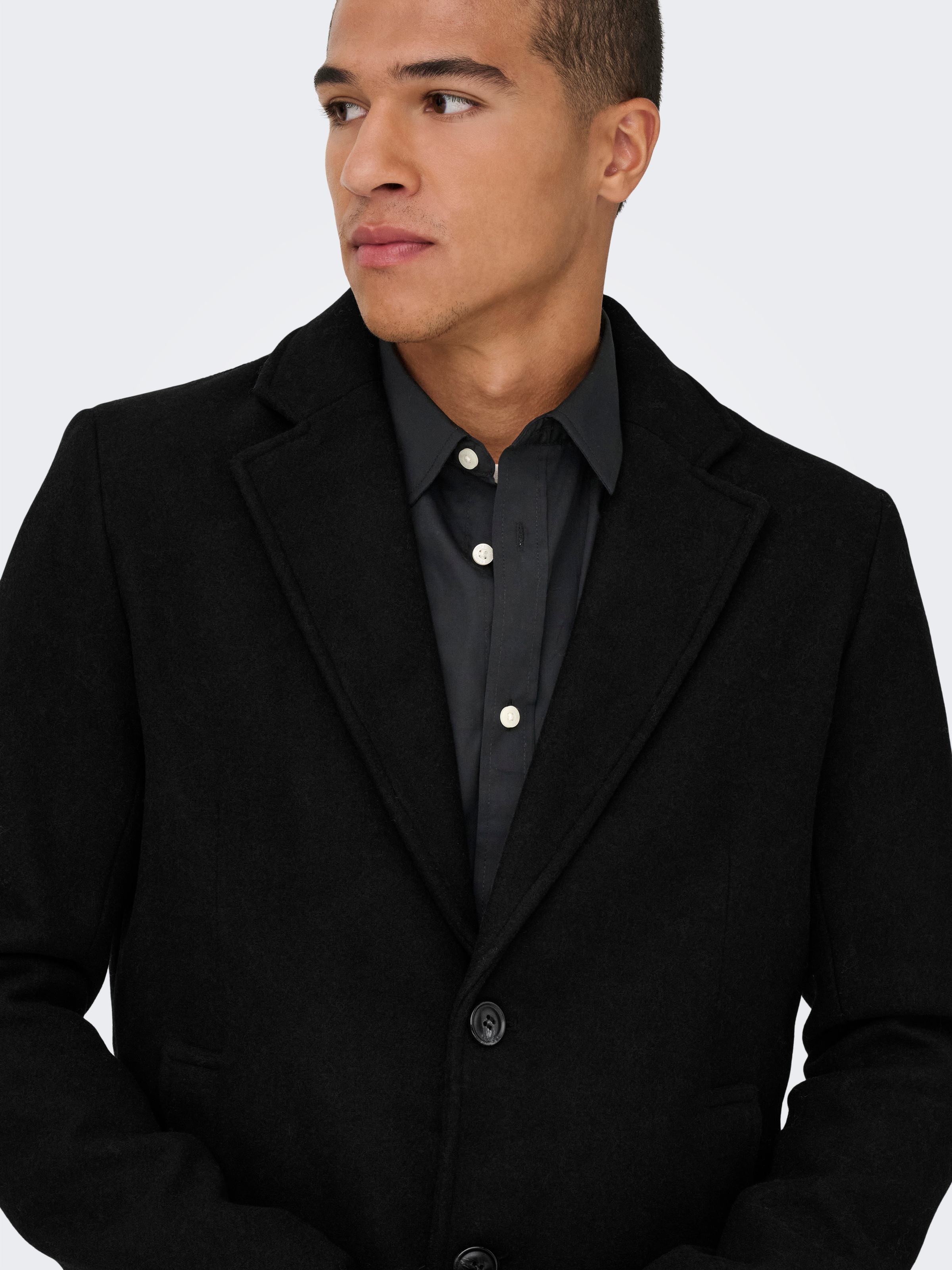 ONLY & SONS Manteau long »ONSMATTHEW WOOL COAT OTW NOOS« mit Wolle