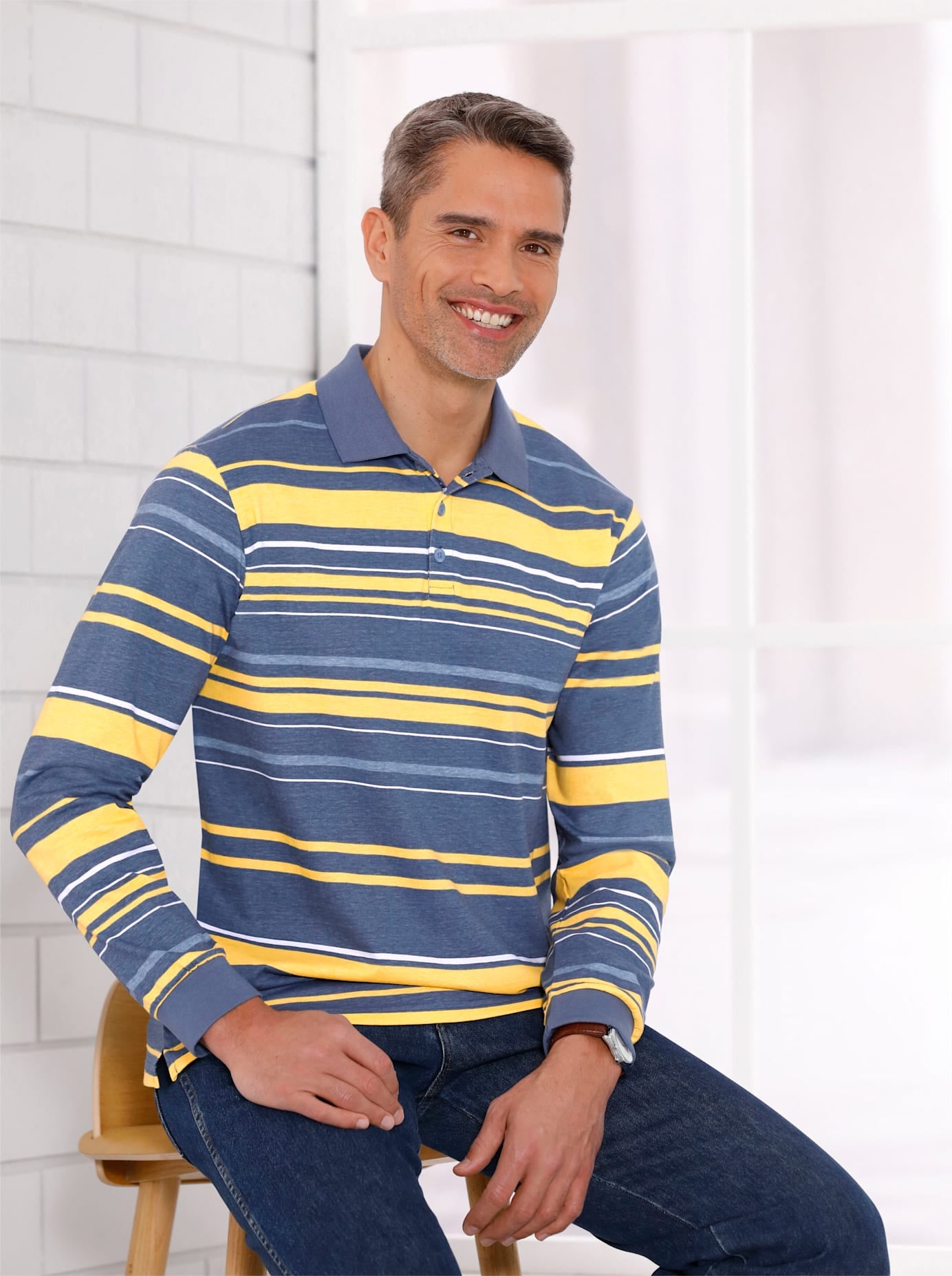 Classic Poloshirt "Langarm-Poloshirt" 1 Stk.