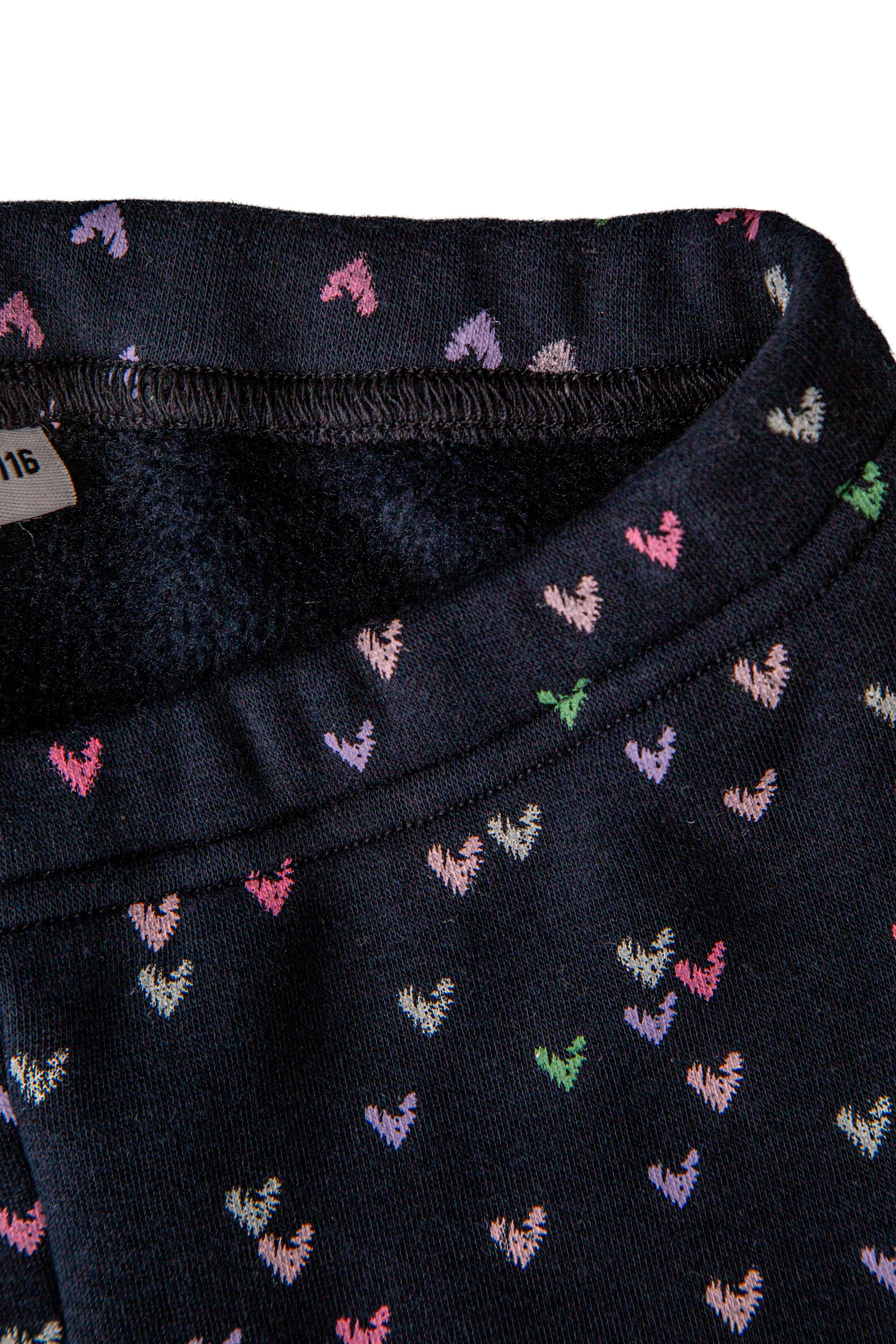 happy girls Strickleggings, im süssen Herzchen-Allover