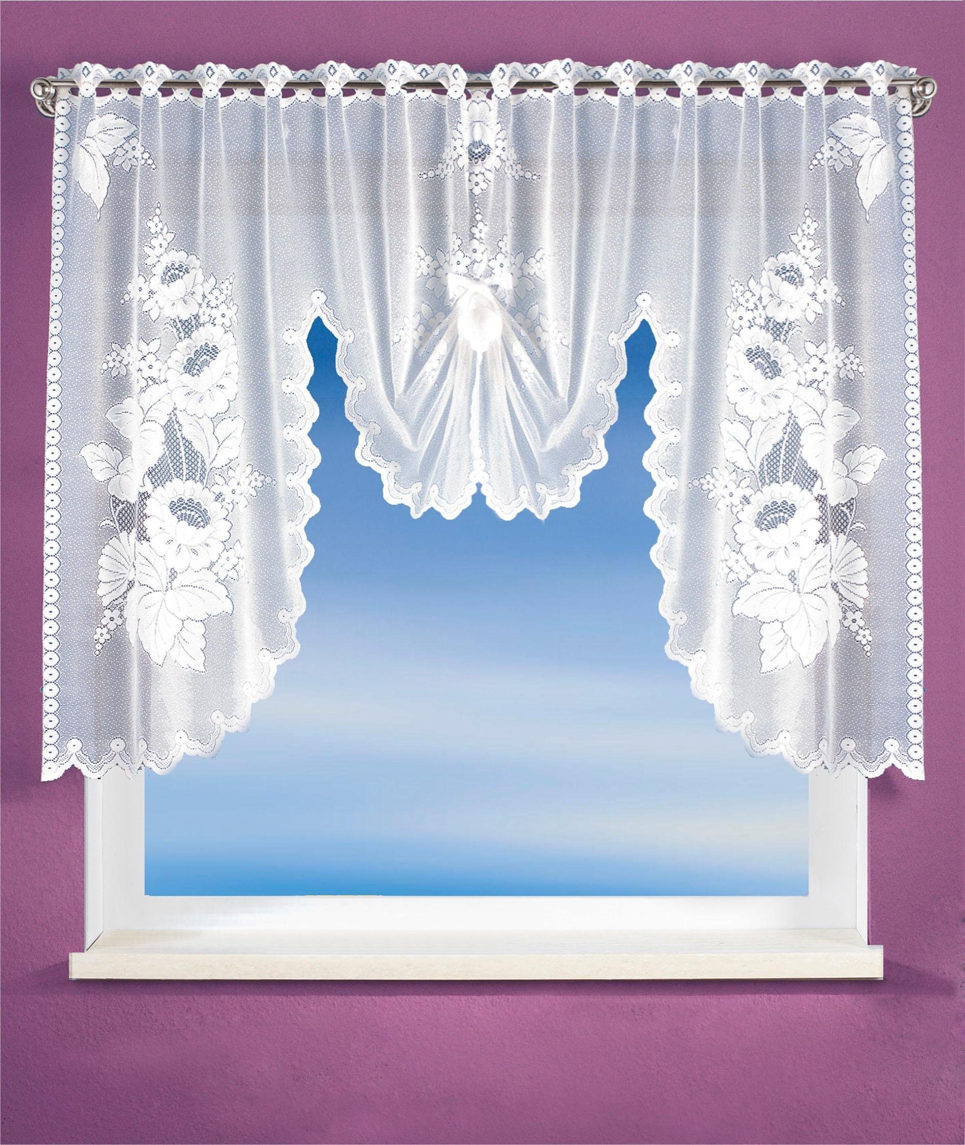 Image of WILLKOMMEN ZUHAUSE by ALBANI GROUP Gardine »Potsdam«, (1 St.), HxB: 100x180, Jacquard Fensterbild bei Ackermann Versand Schweiz